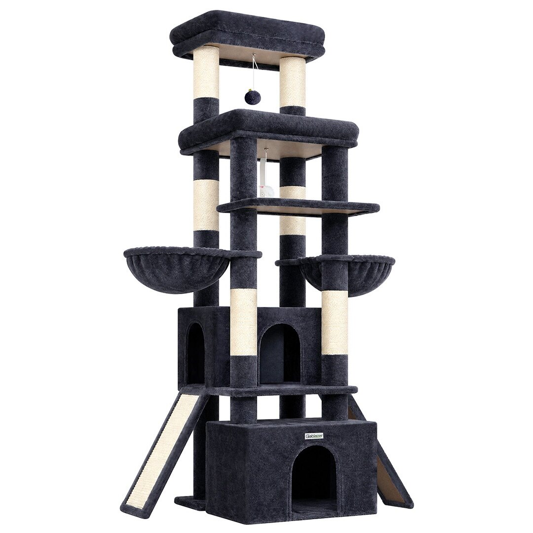 globlazer-f-series-f74g-arbre-chat-gris-fonc-74-pouces image 2
