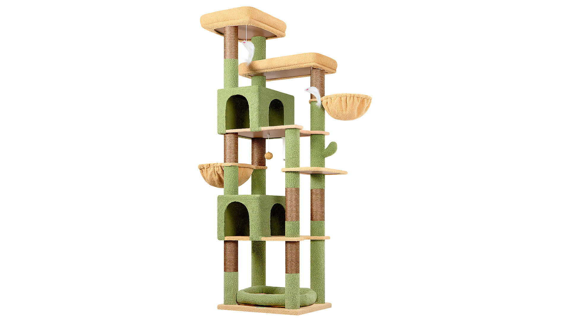 globlazer-s81c-arbre-chat-grand-vert-cactus-206-cm image 2