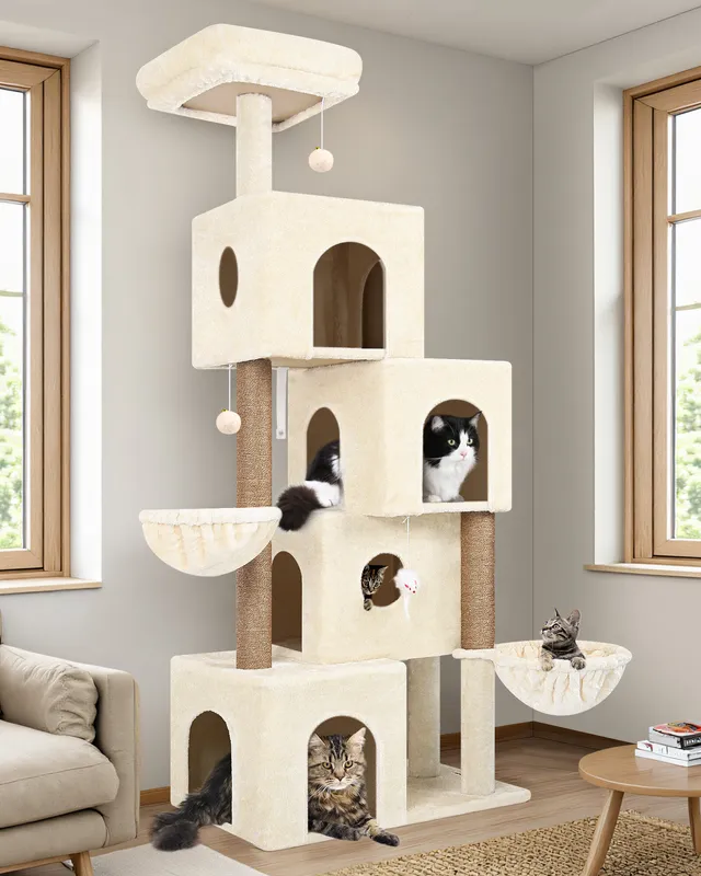 globlazer-f-series-f70c-arbre-chat-beige-178-cm image 1