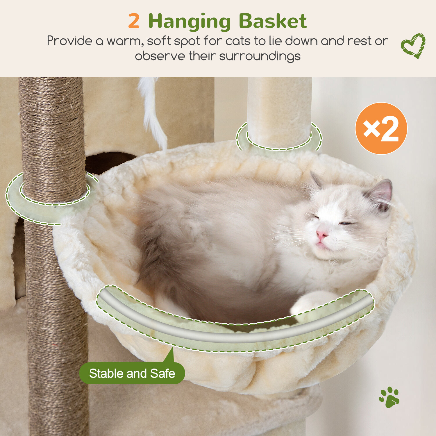 globlazer-s-series-s63-arbre-chat-beige-63-pouces-gros-chats image 5