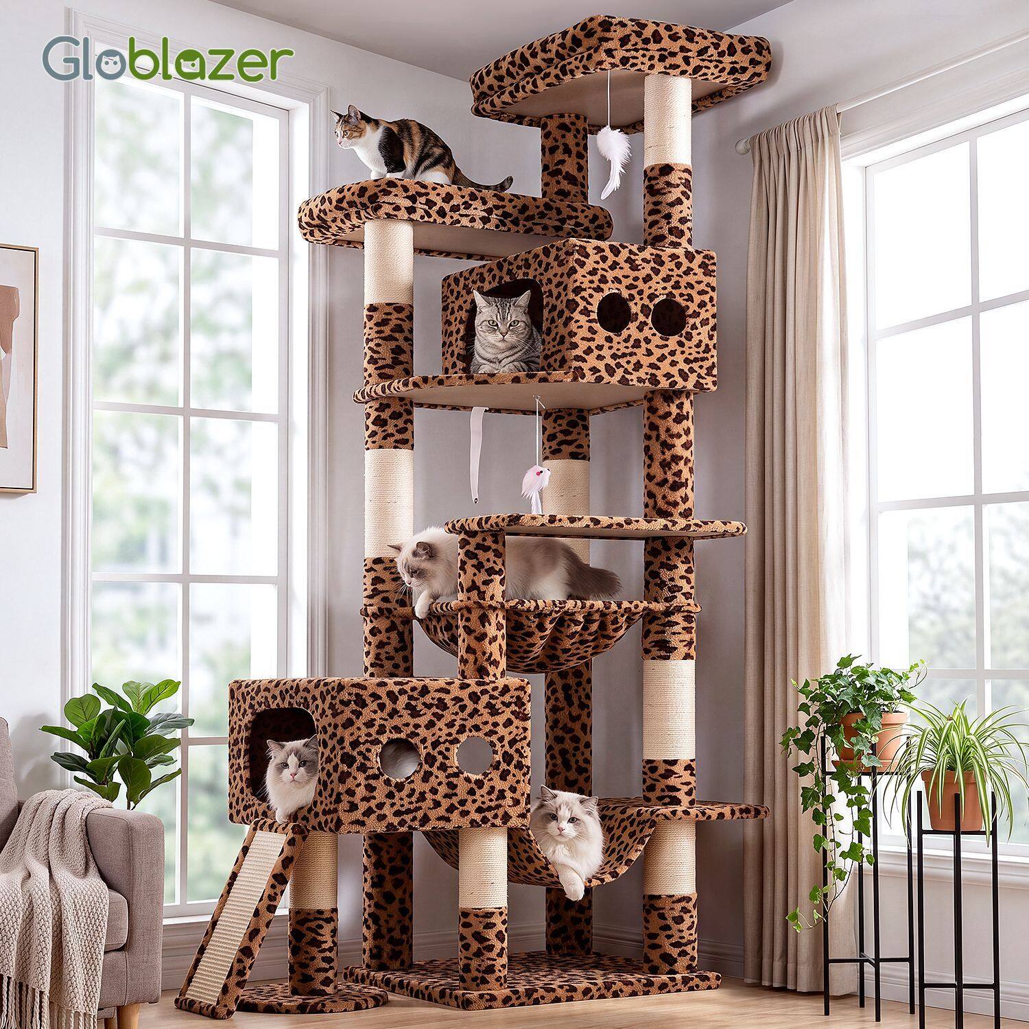 globlazer-s83g-s-series-arbre-chat-l-opard-211-cm image 8