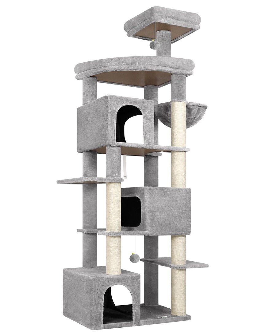 globlazer-s80-arbre-chat-gris-clair-80-pouces-cachette image 2