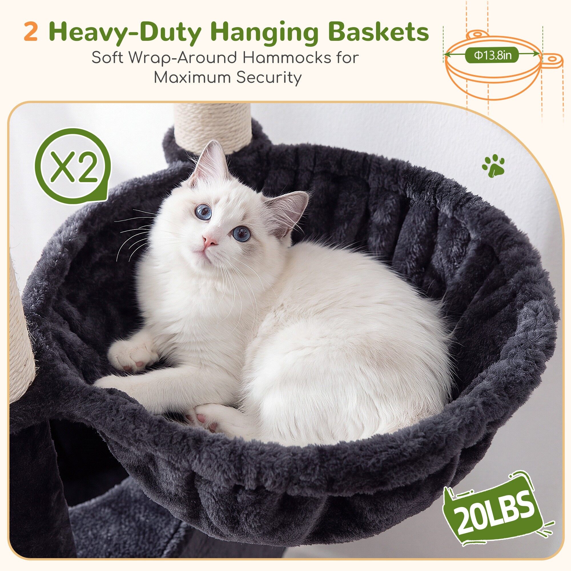 globlazer-s-series-arbre-chat-213-cm-84-pouces-xxl image 5