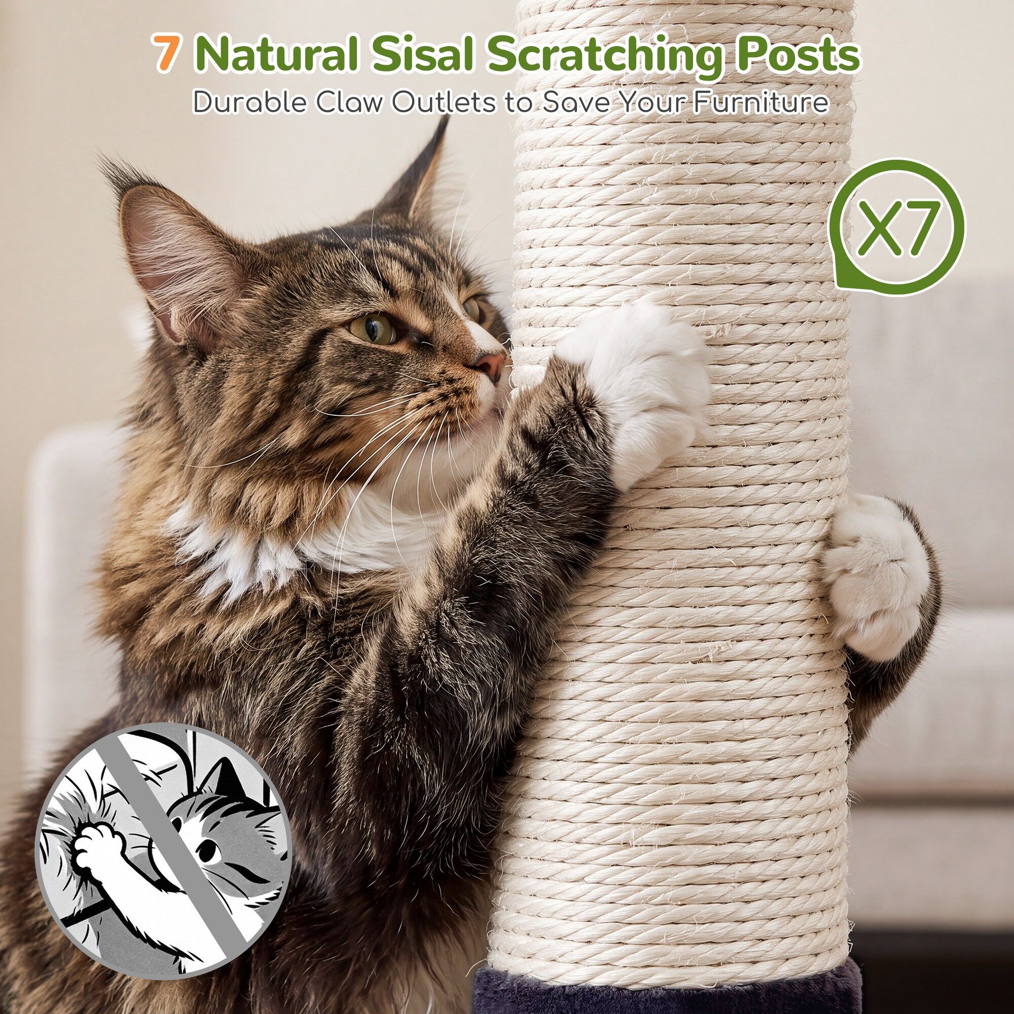 globlazer-s-series-arbre-chat-213-cm-84-pouces-xxl image 6