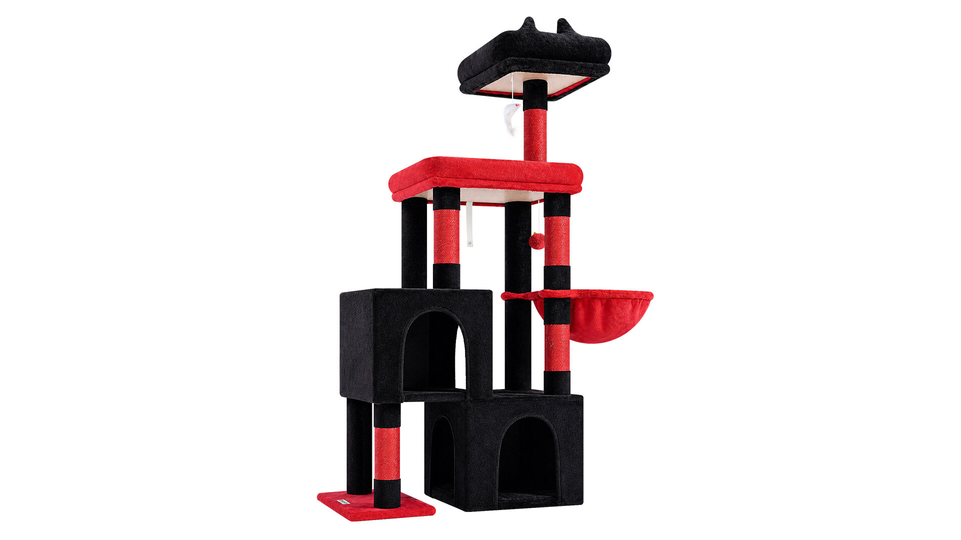 globlazer-s52-arbre-chat-52-pouces-rouge-noir image 2