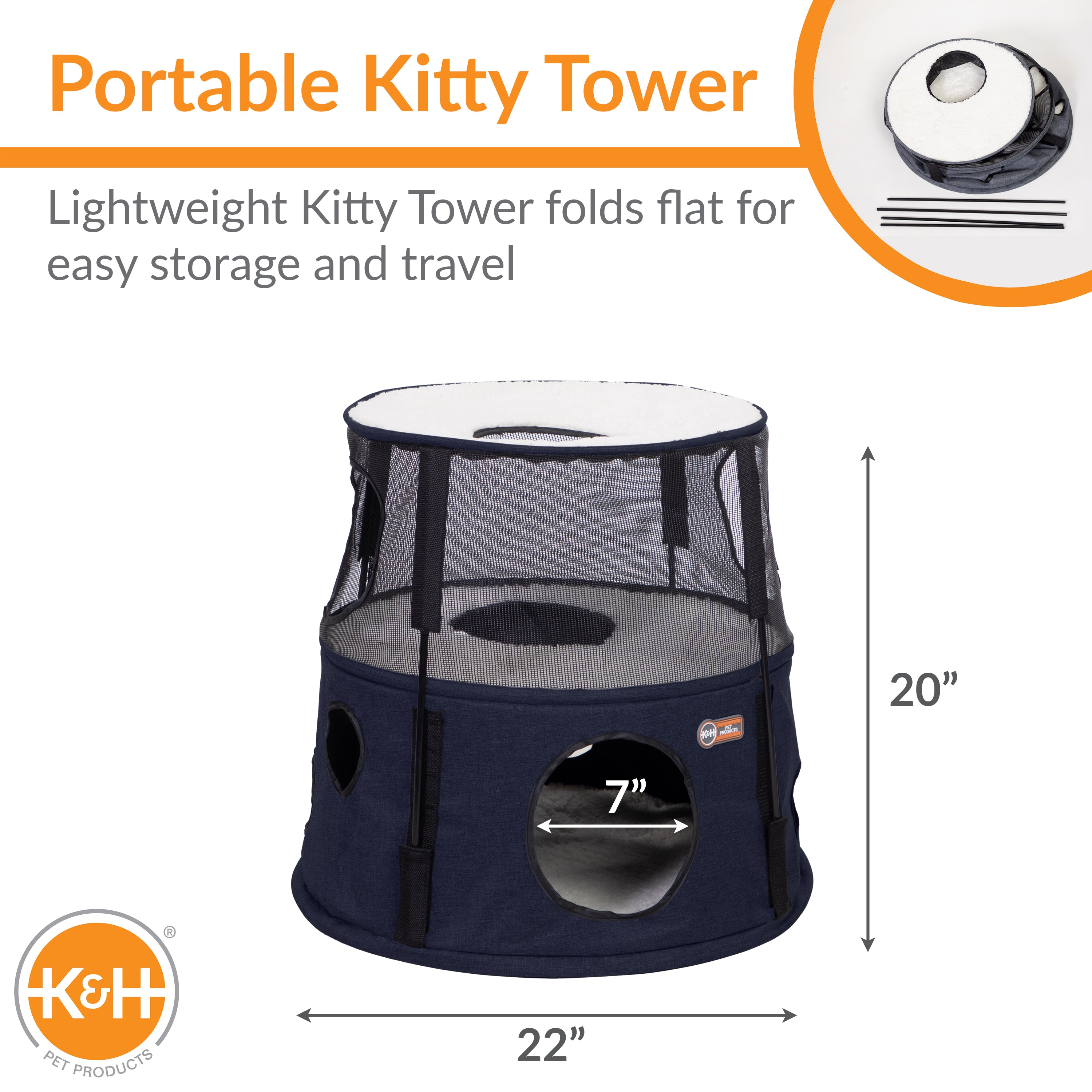 k-h-kitty-tower-tour-de-jeu-chat-3-tages-denim-fonc image 3