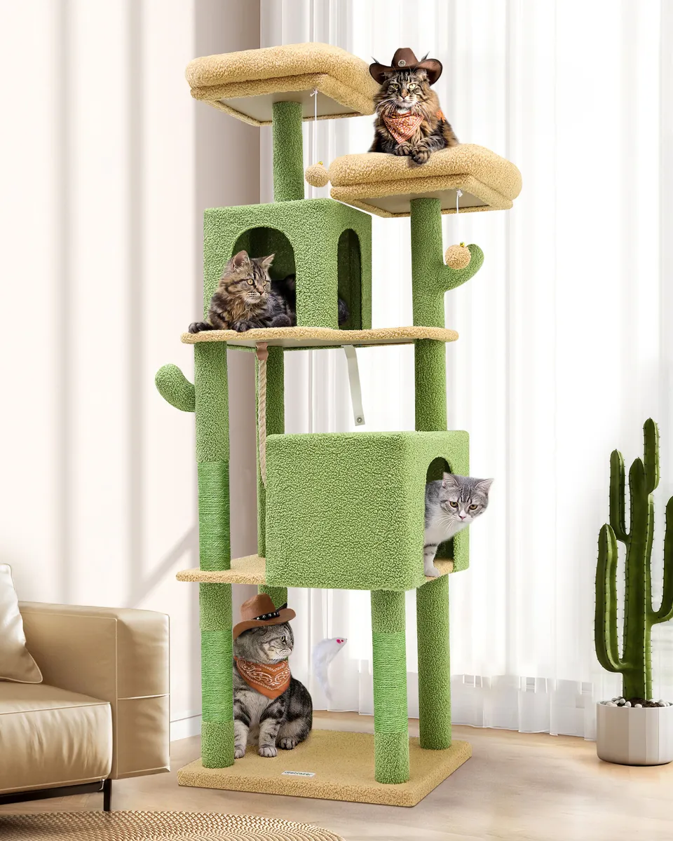 globlazer-f61c-arbre-chat-155-cm-robuste-int-rieur image 1