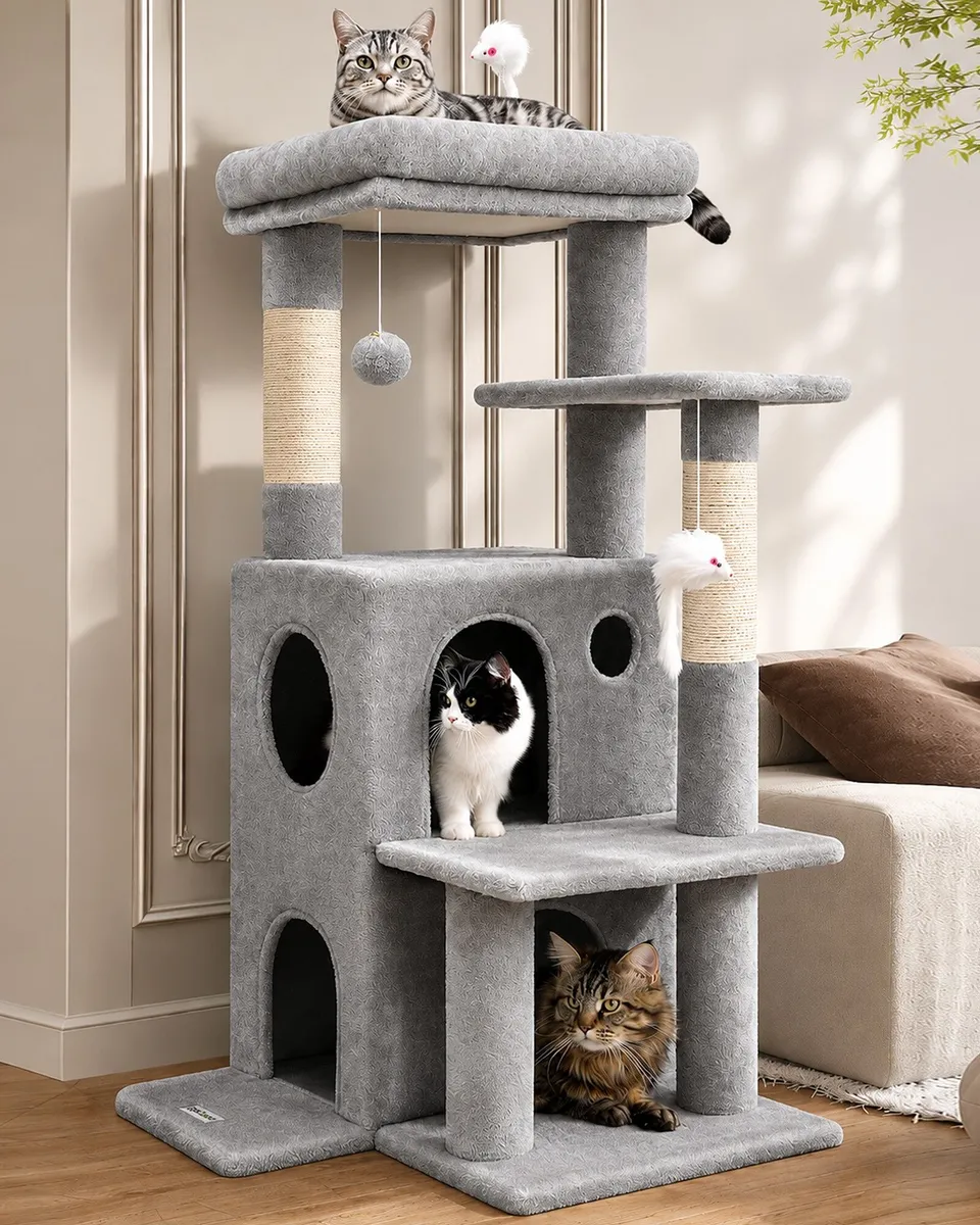globlazer-f-series-fc50-arbre-chat-gris-clair-127-cm image 1