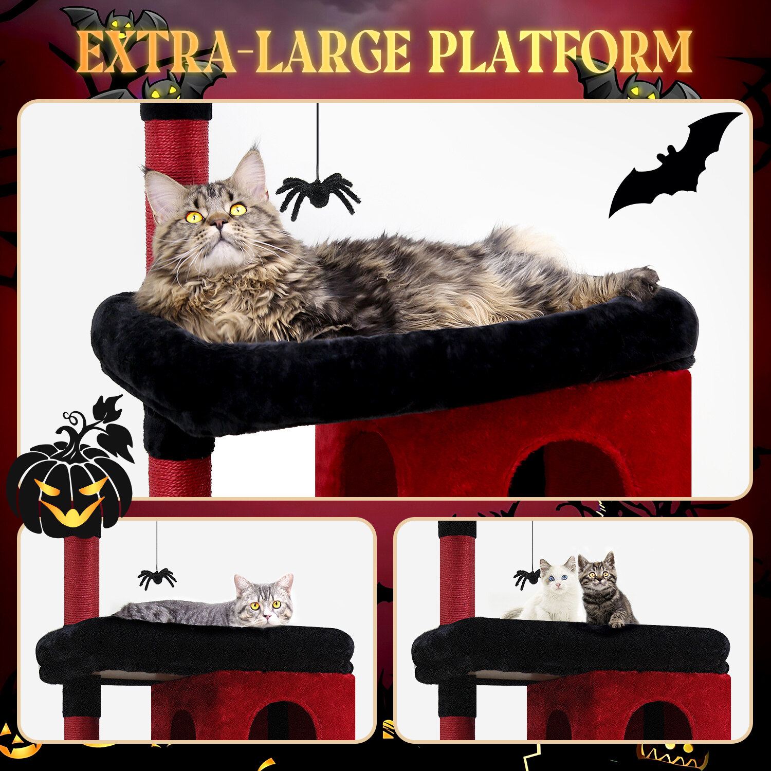 globlazer-s72-arbre-chat-183-cm-noir-gothique image 3