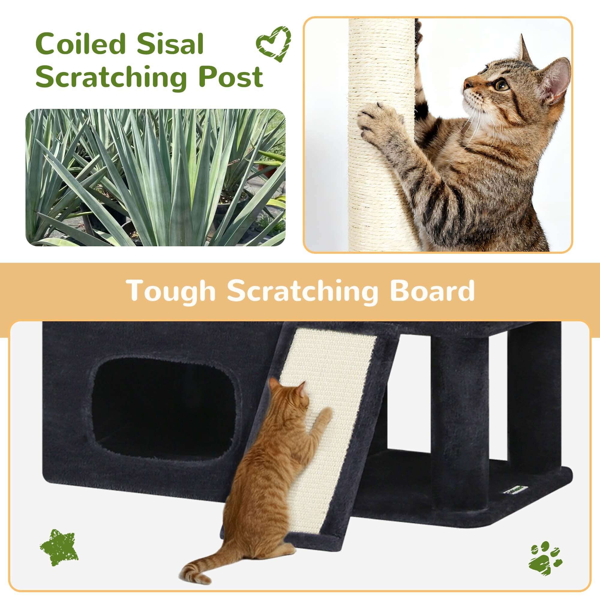 globlazer-s85-arbre-chat-grand-gris-fonc-215-cm image 7