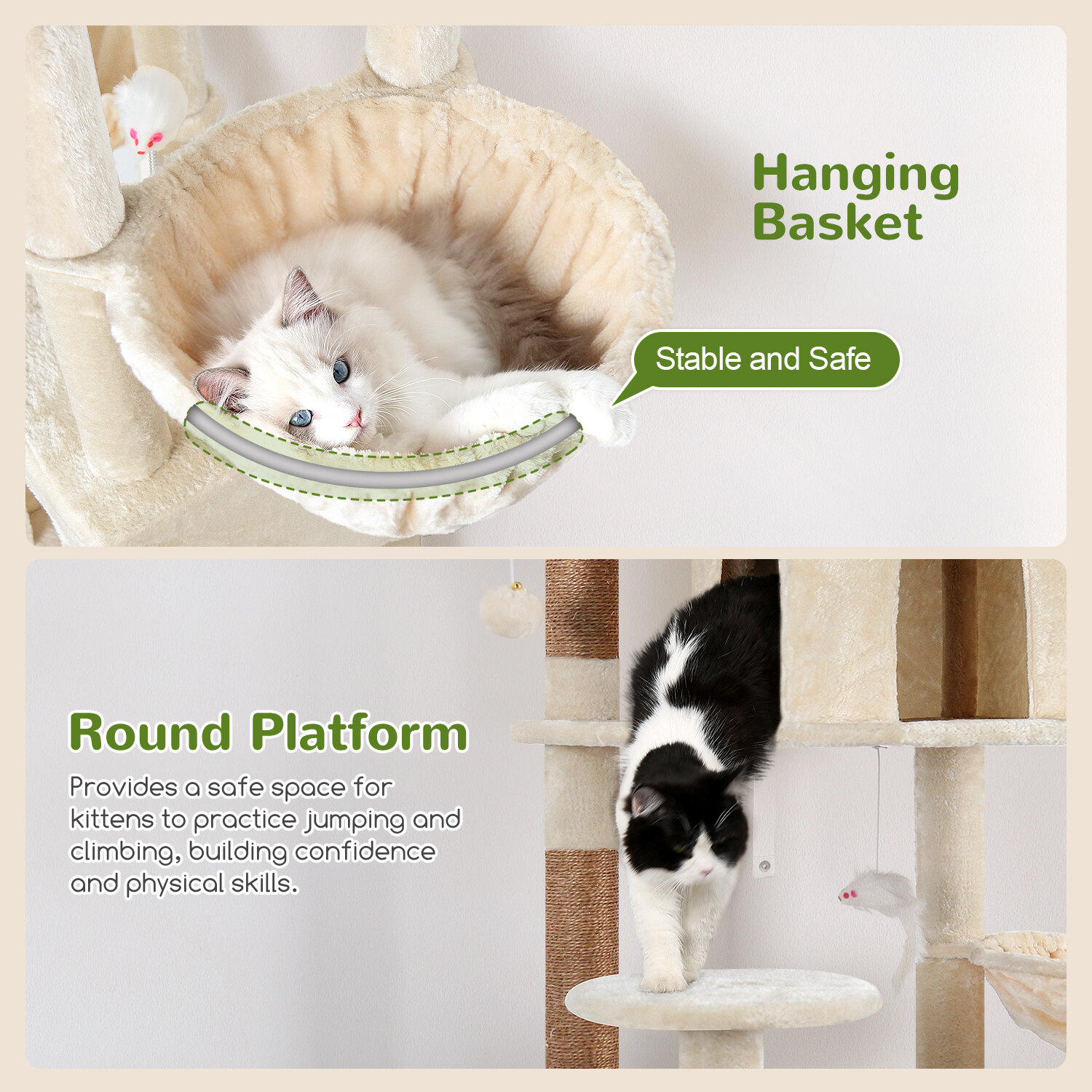 globlazer-f82-arbre-chat-208-cm-beige-grand-chat image 6
