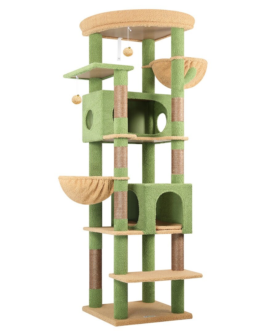 globlazer-s74-arbre-chat-vert-cactus-74-pouces-grand image 2