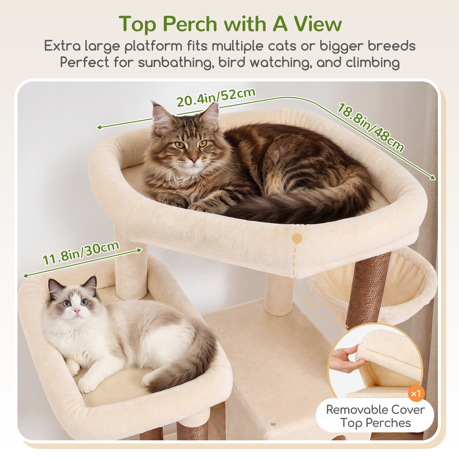 globlazer-f73b-arbre-chat-beige-73-pouces-niche image 3