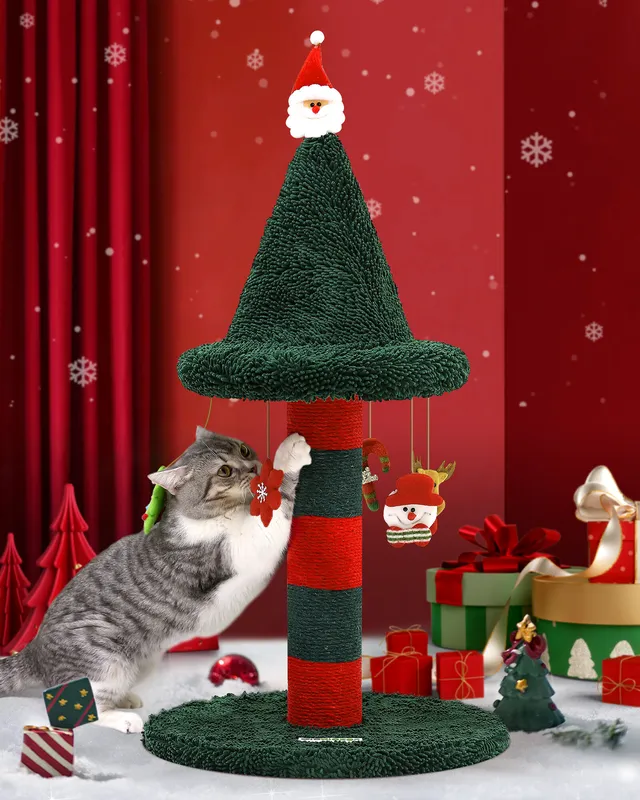 globlazer-xmas31-griffoir-chat-rouge-vert-31-pouces-no-l image 1