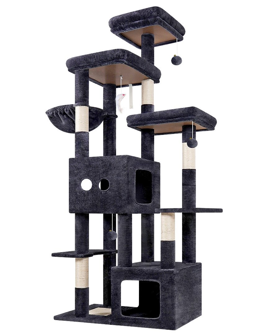 globlazer-f-series-f80e-arbre-chat-gris-fonc-80-pouces-xxl image 2
