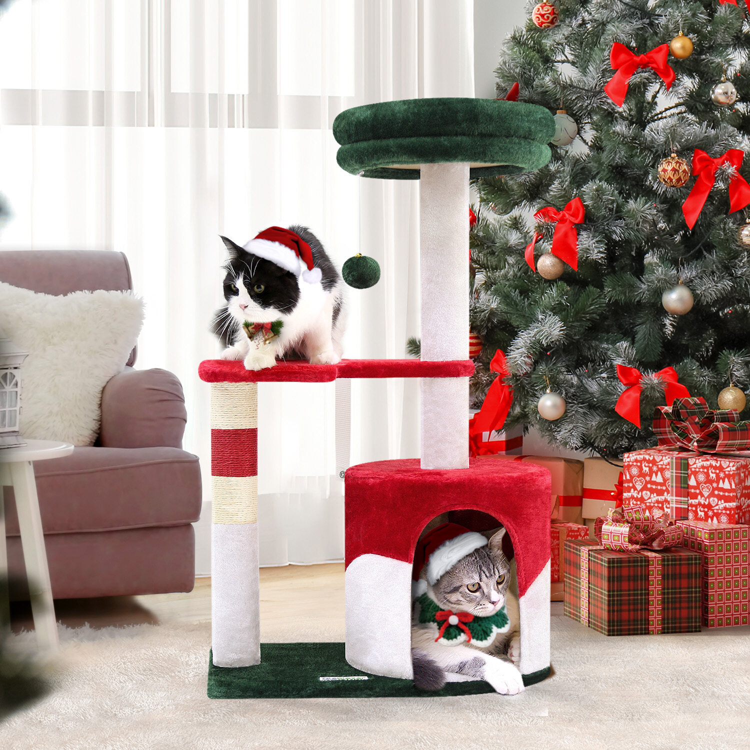 globlazer-f33-arbre-chat-33-pouces-compact-petit image 8