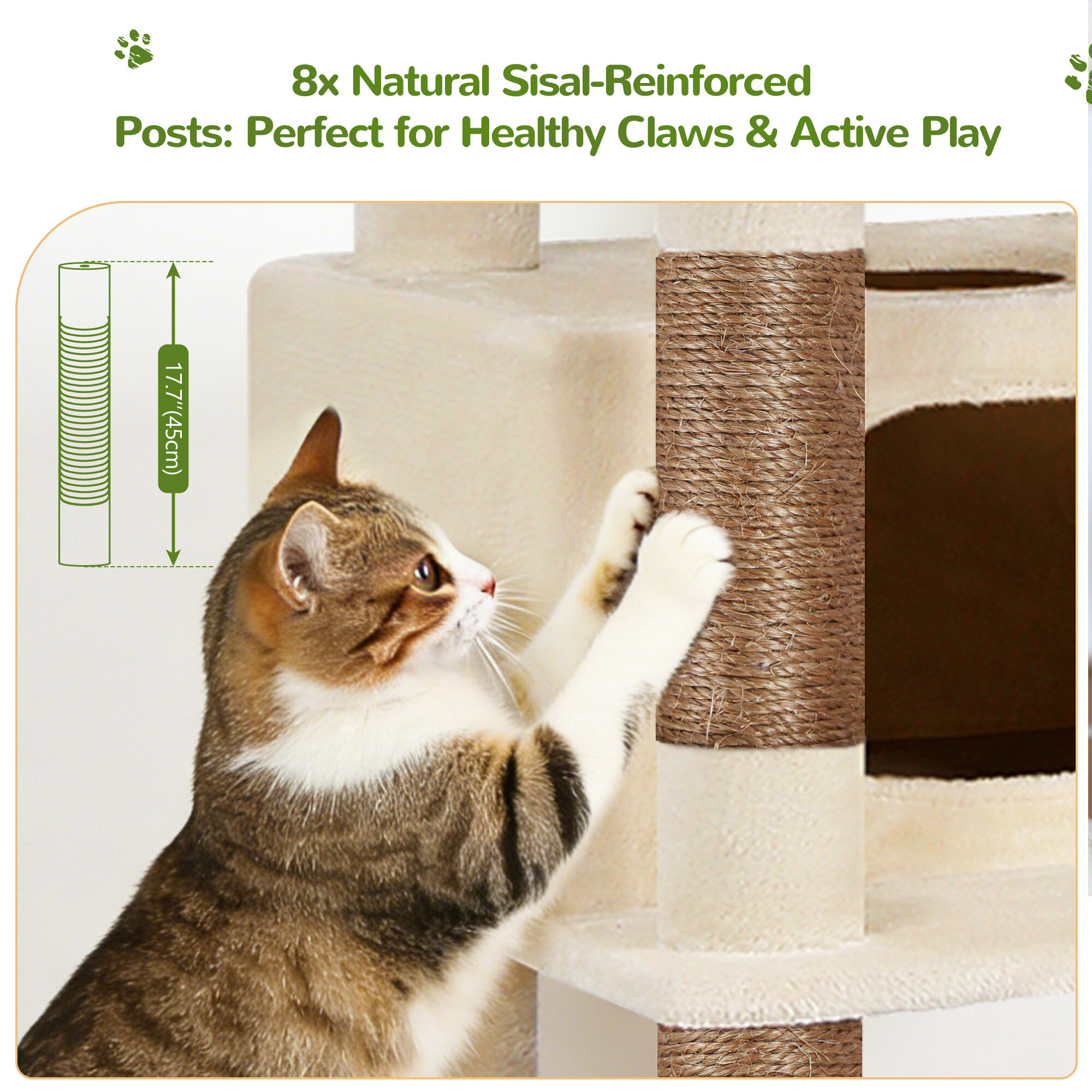 globlazer-f-series-f84-arbre-chat-beige-84-pouces-xxl image 8