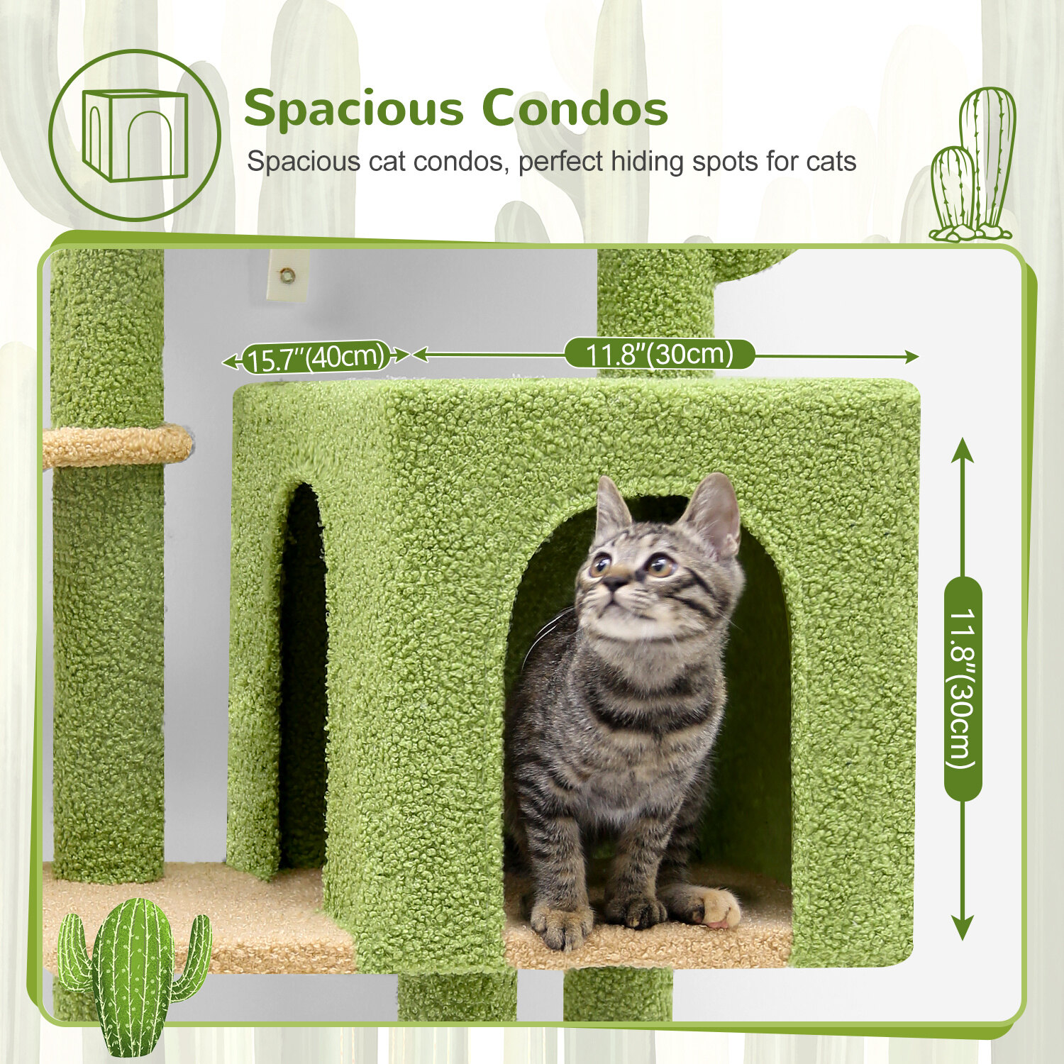 globlazer-f46b-arbre-chat-vert-117-cm-chaton image 5