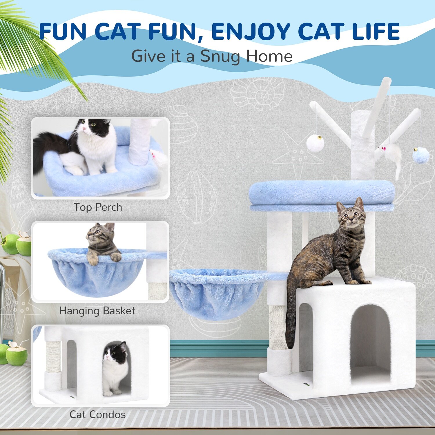 globlazer-f-series-f39-arbre-chat-compact-99-cm image 4