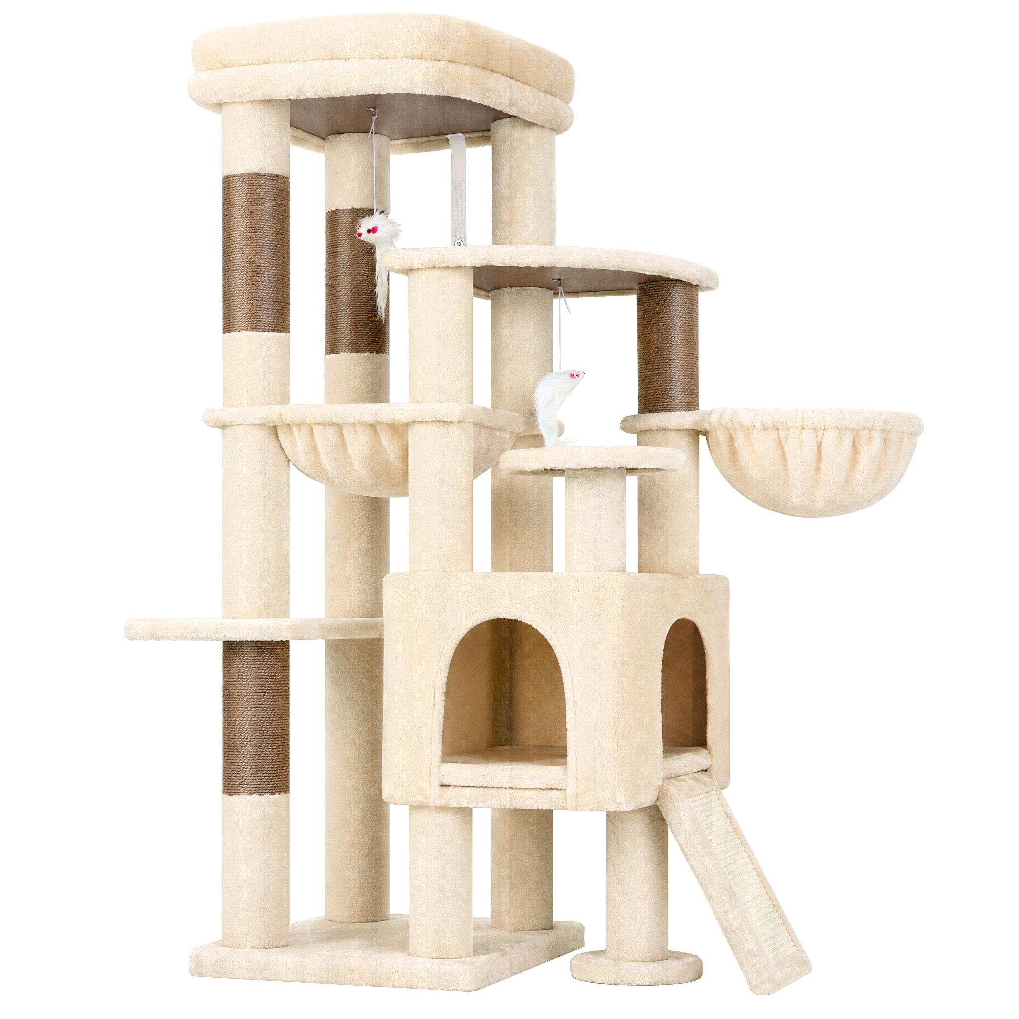globlazer-s-series-s51-arbre-chat-beige-51-pouces-compact image 2