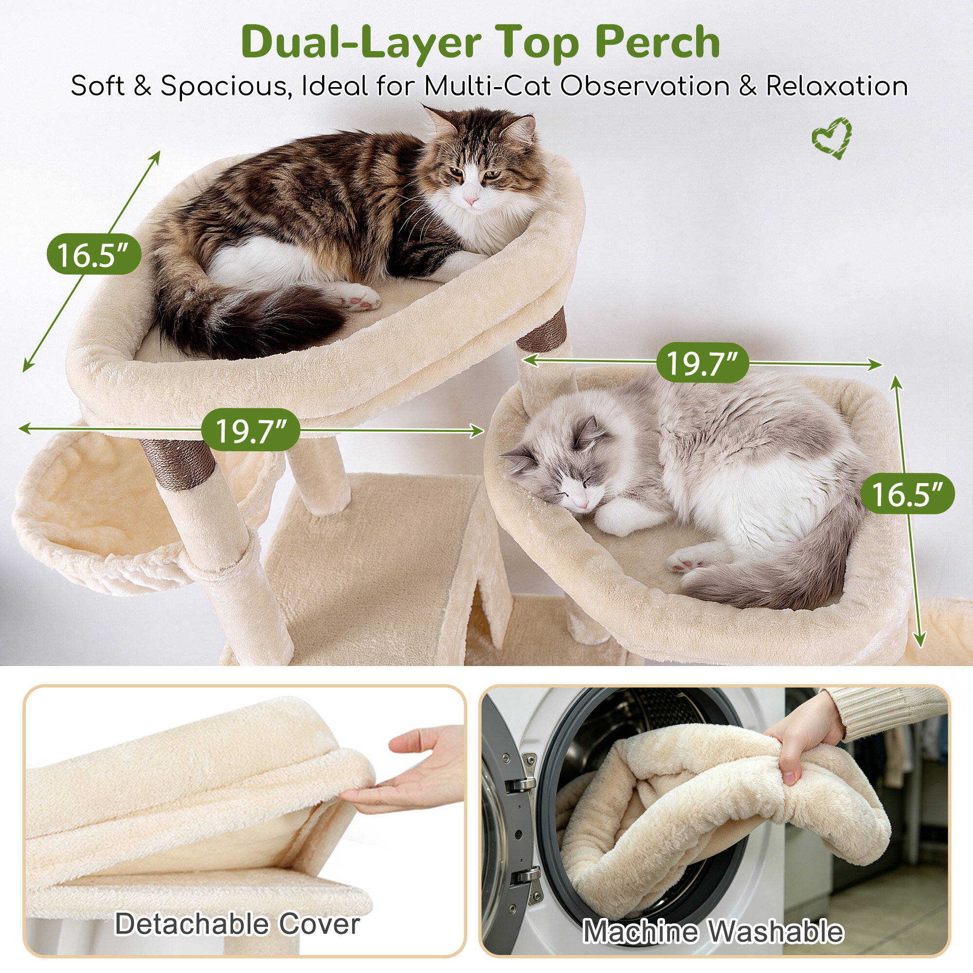 globlazer-s59-arbre-chat-beige-150-cm-grand image 3