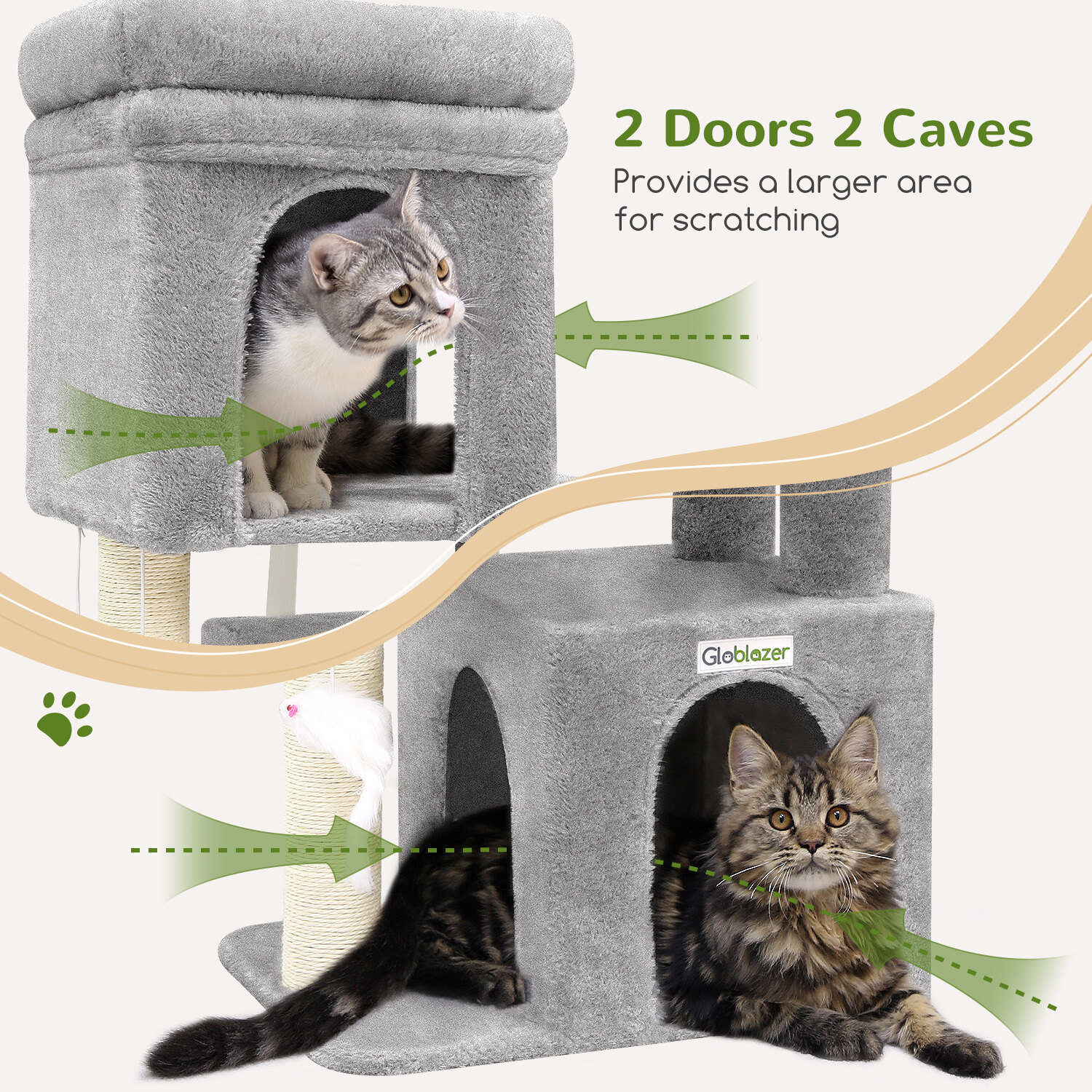 globlazer-f31-arbre-chat-gris-clair-79-cm-petit-mod-le image 5