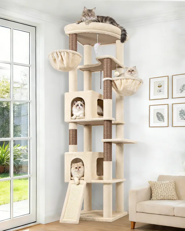 globlazer-c-series-c80-arbre-chat-beige-80-pouces-grand image 1