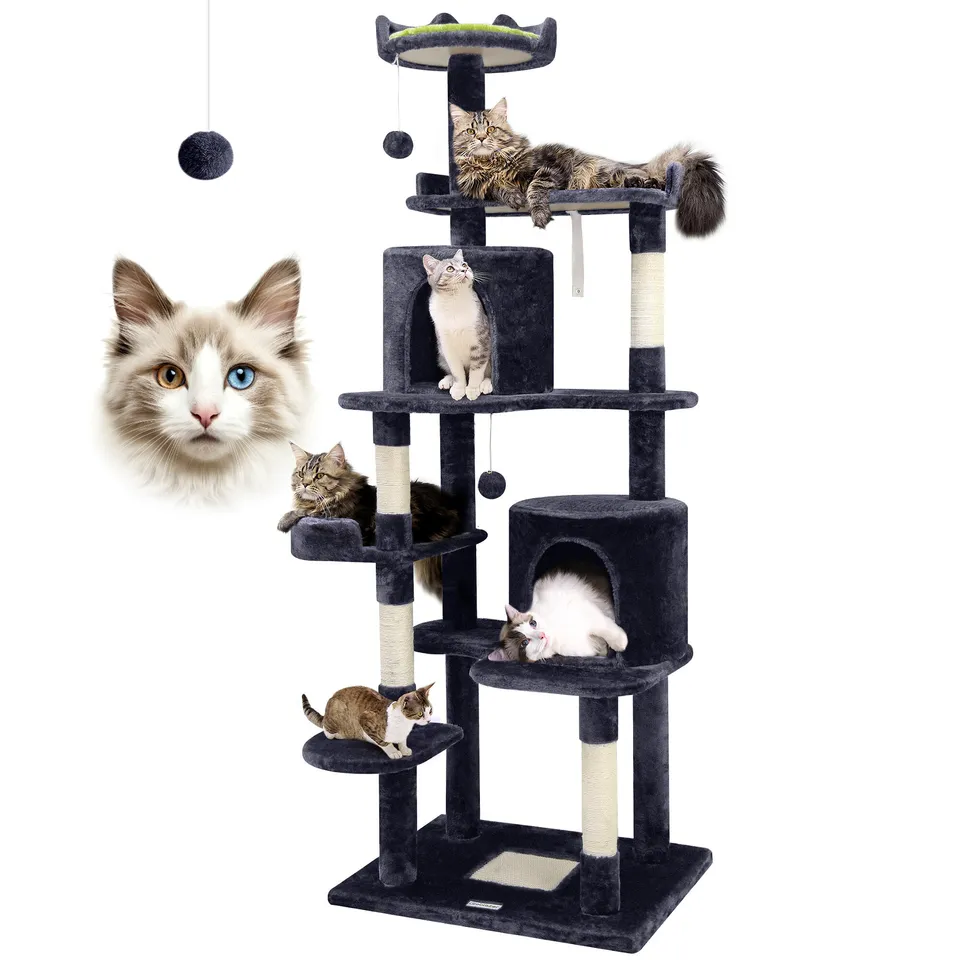 globlazer-c-series-c72-arbre-chat-gris-fonc-183-cm image 1