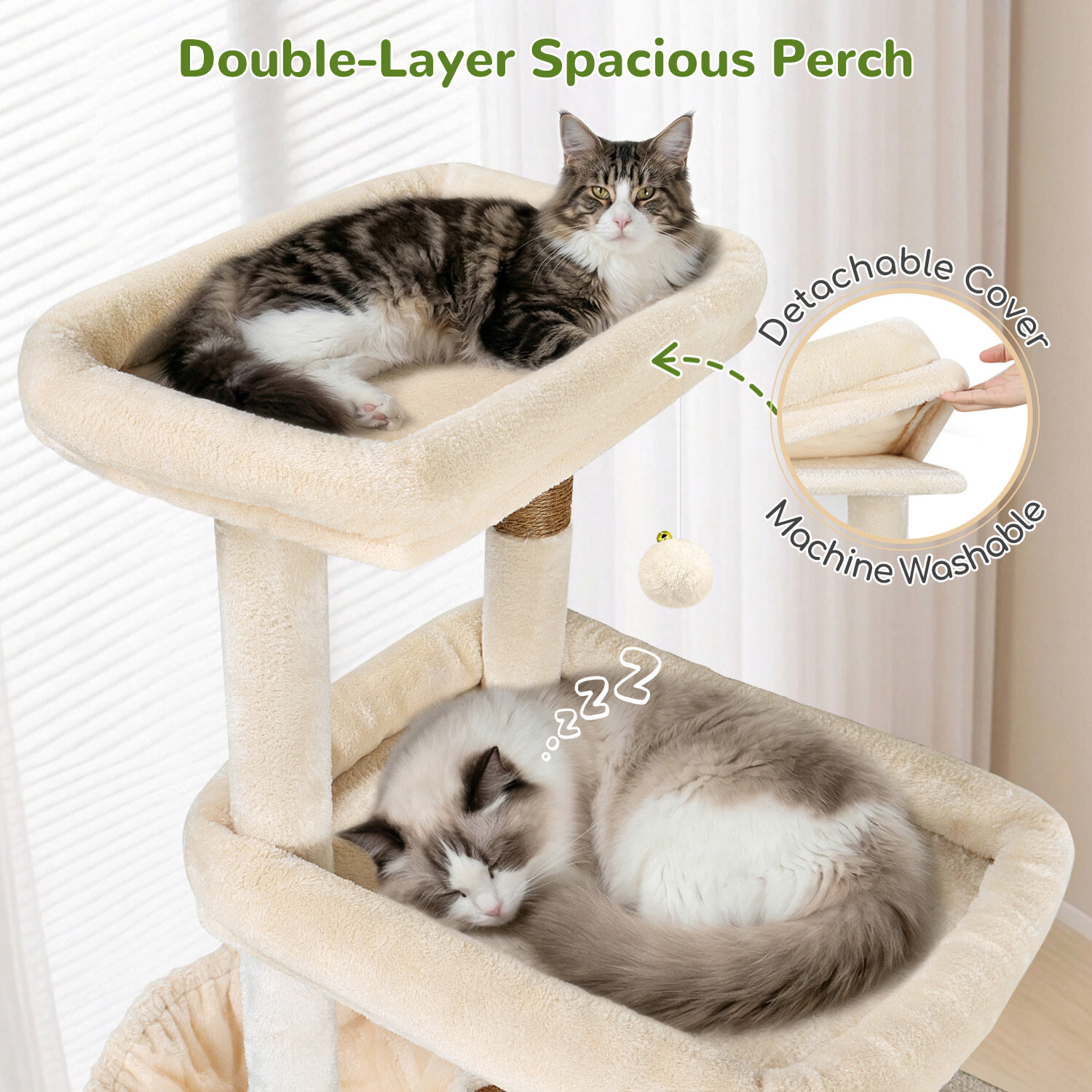 globlazer-s84d-s-series-arbre-chat-beige-213-cm-xxl image 6