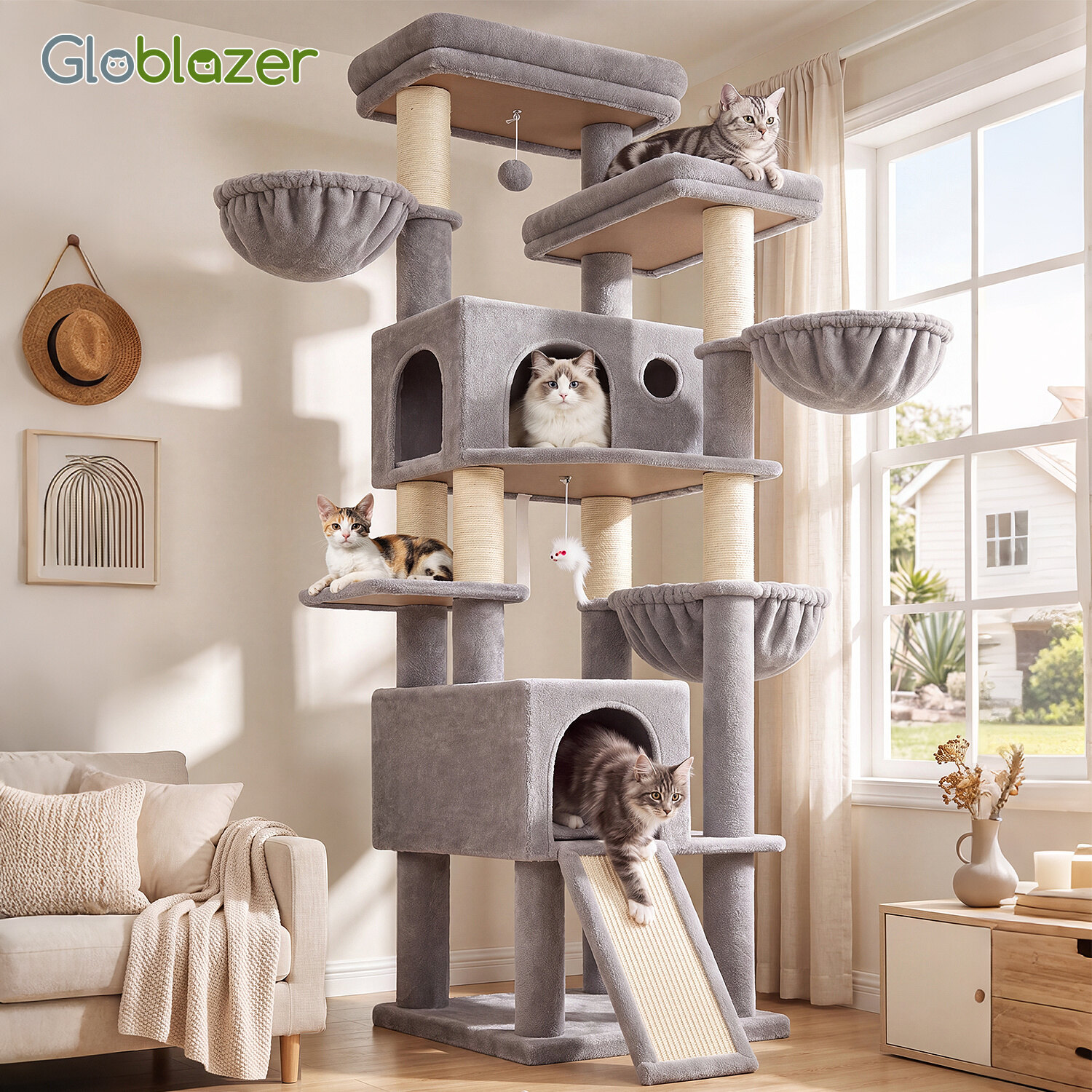 globlazer-f-series-f80k-arbre-chat-grand-robuste-203-cm image 8