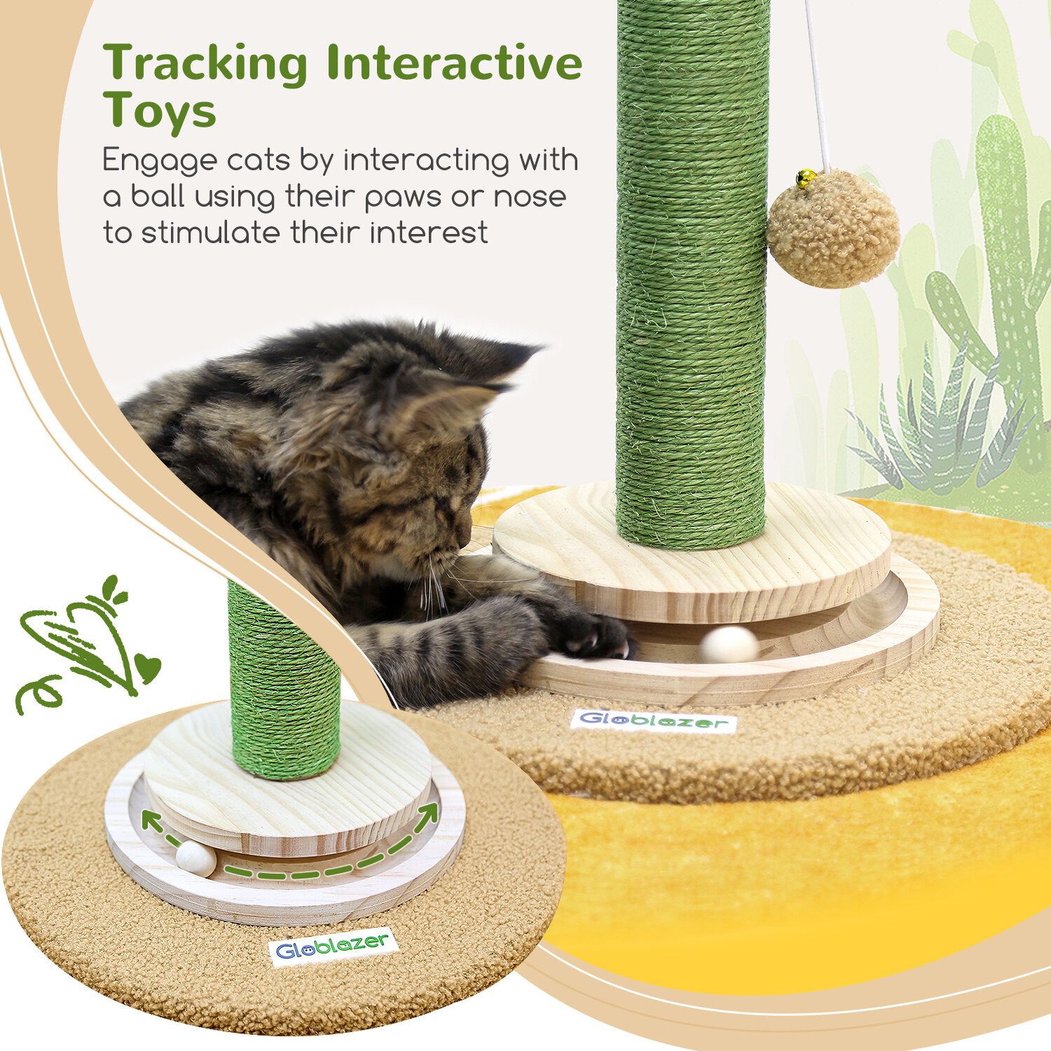 globlazer-sc30-griffoir-chat-30-pouces-sisal image 3