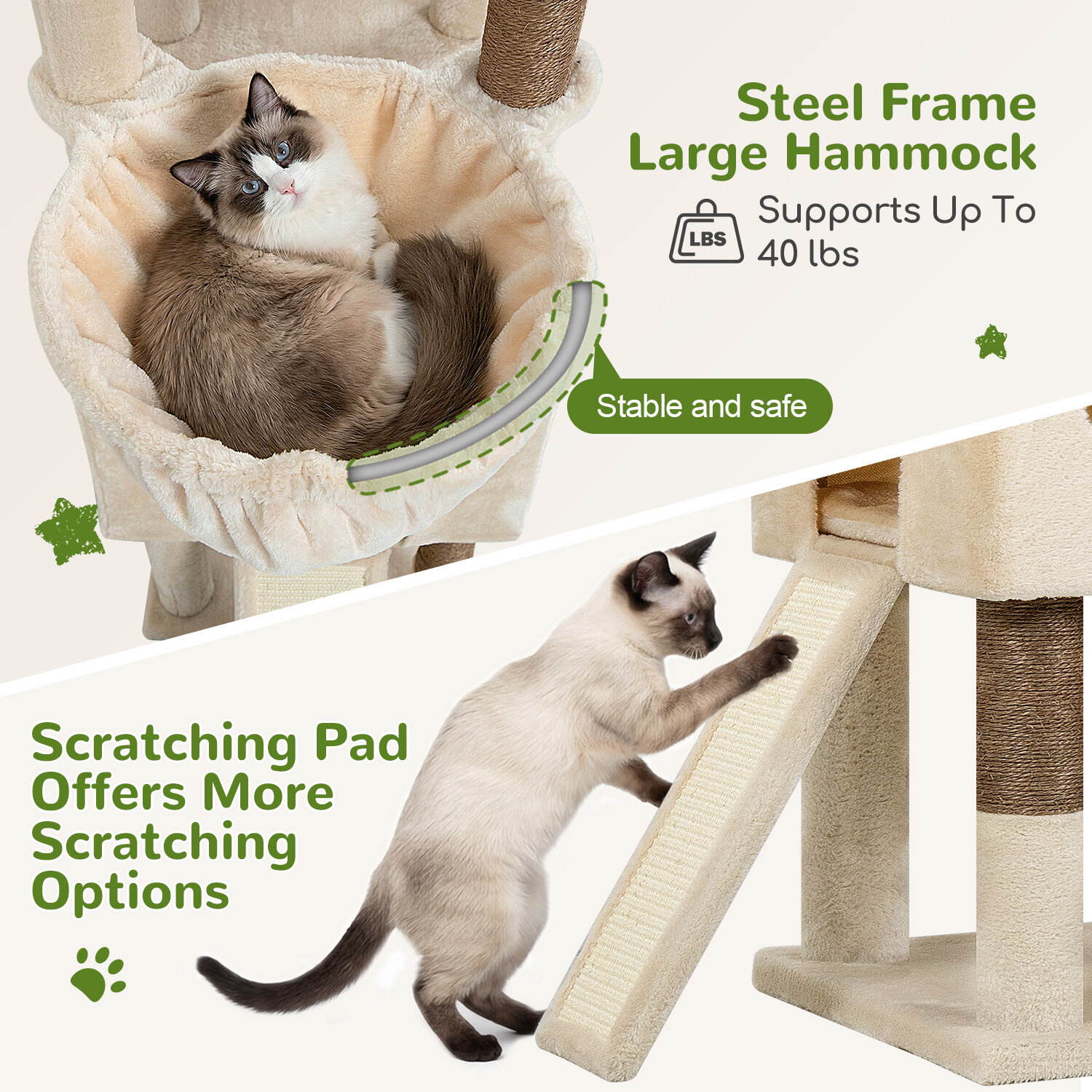 globlazer-s84d-s-series-arbre-chat-beige-213-cm-xxl image 8