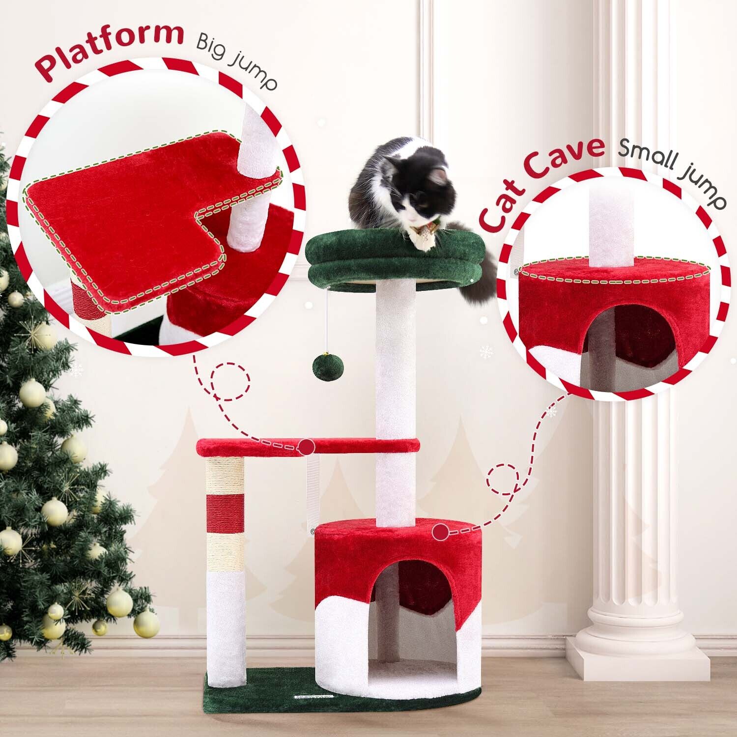 globlazer-f33-arbre-chat-33-pouces-compact-petit image 4