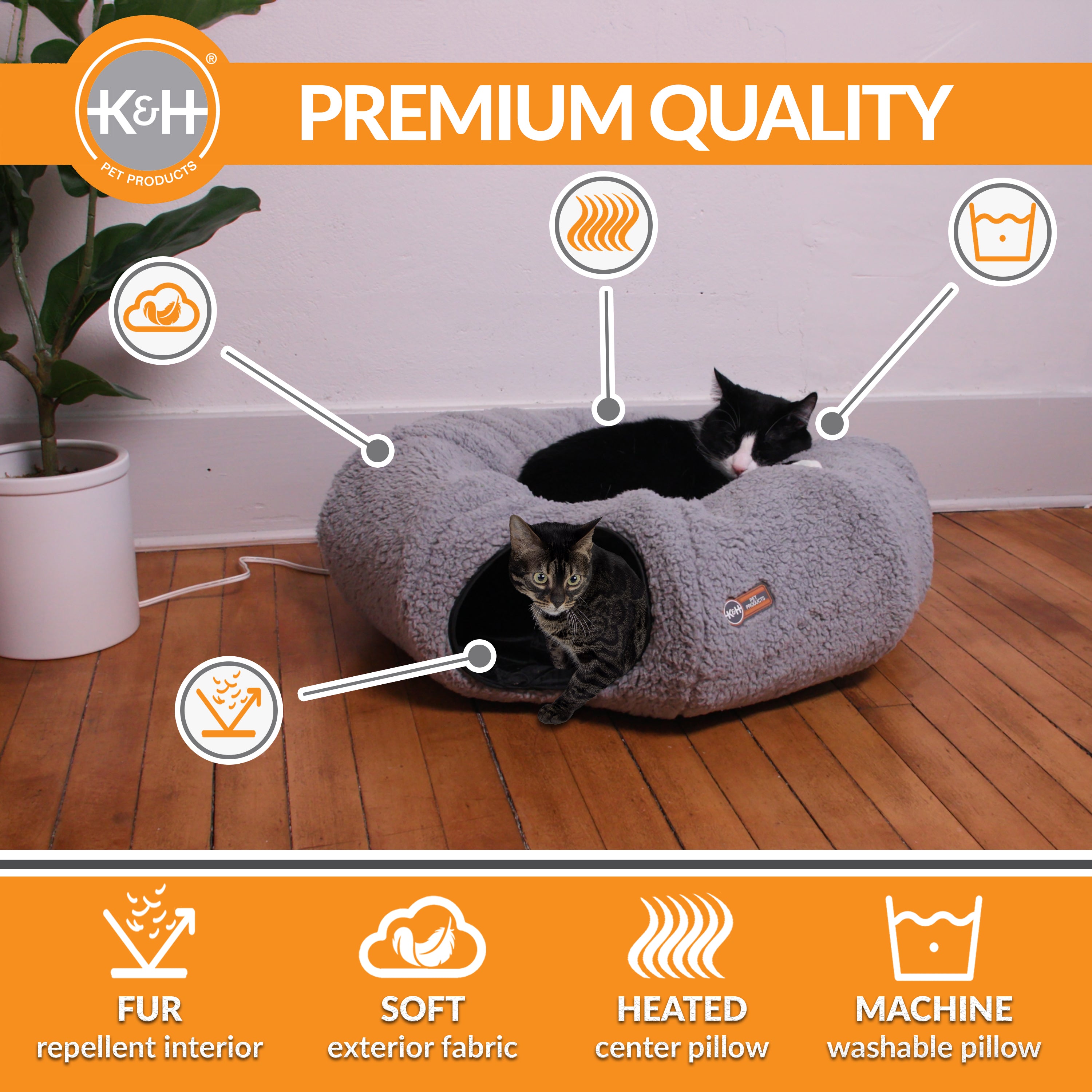 k-h-thermo-kitty-tunnel-lit-tunnel-chat-chauffant-beige image 4