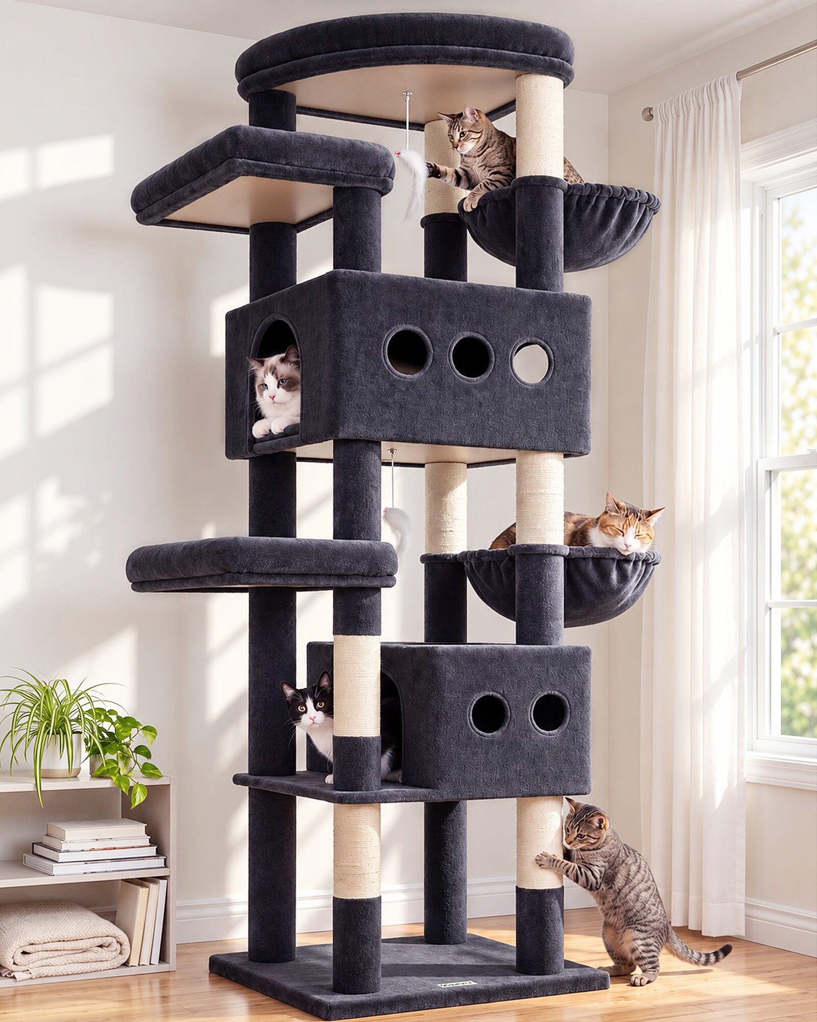 globlazer-s-series-arbre-chat-213-cm-84-pouces-xxl image 1