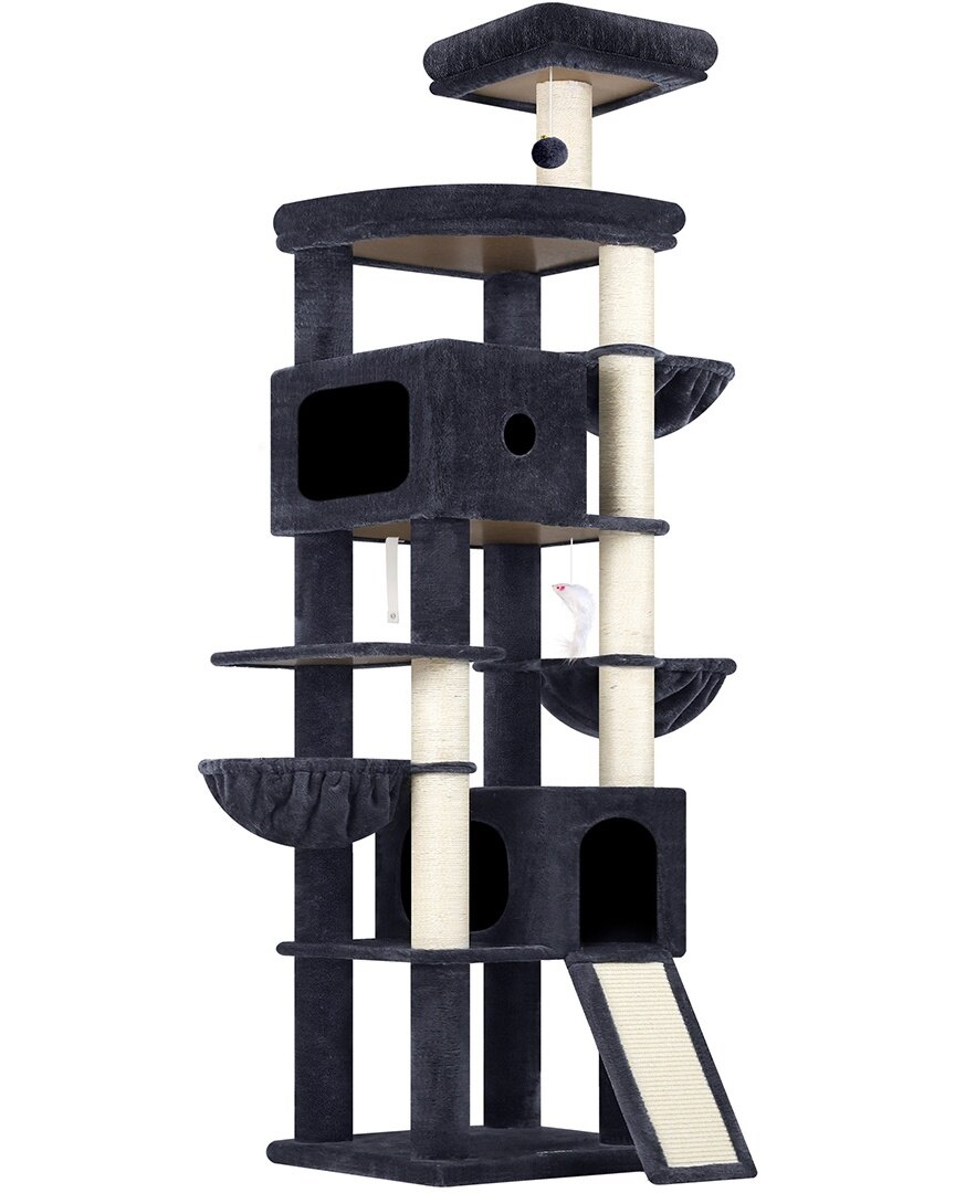 globlazer-f-series-f83c-arbre-chat-gris-fonc-211-cm image 2