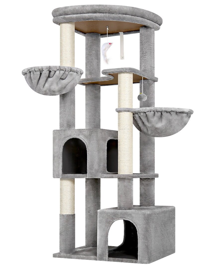 globlazer-c-series-c64-arbre-chat-gris-clair-162-cm-grands-chats image 2