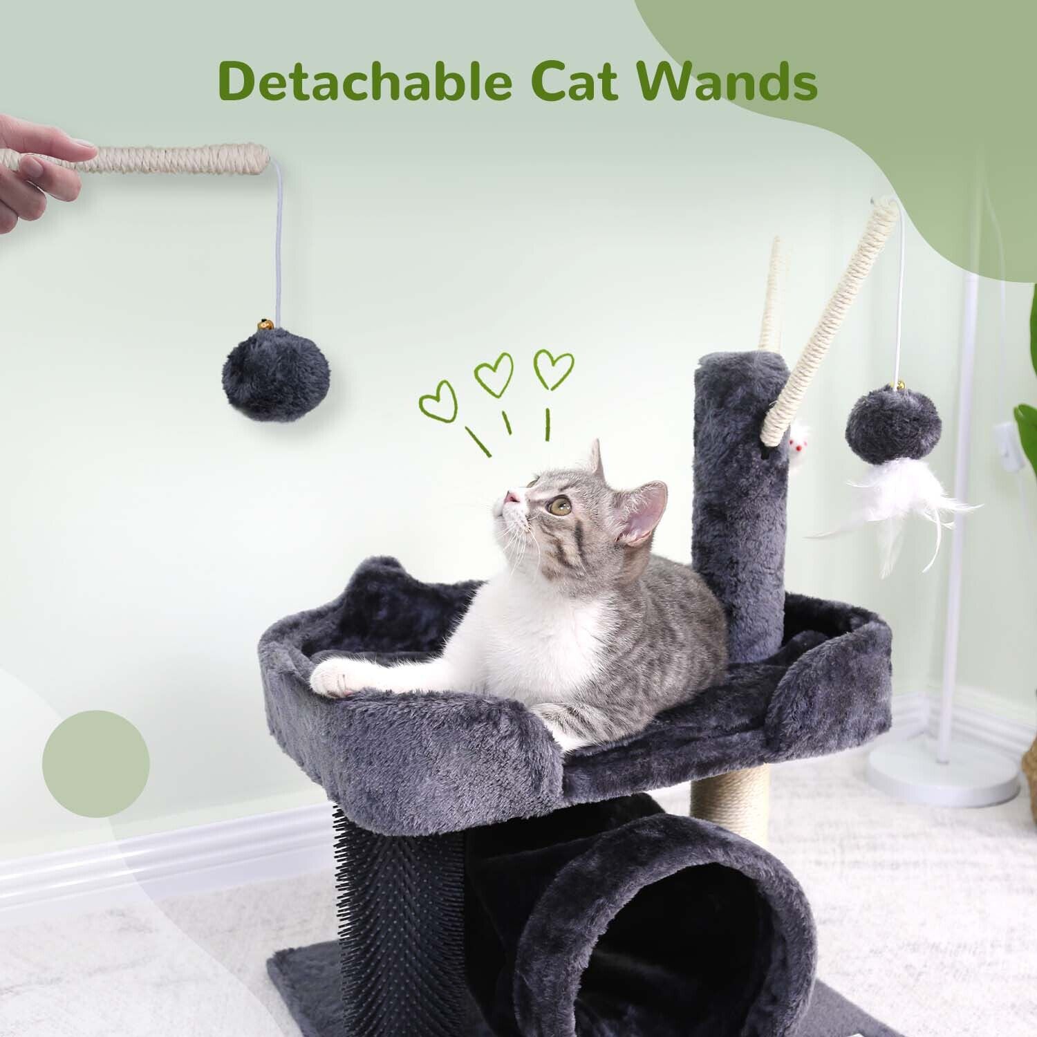 globlazer-f-series-i25-arbre-chat-gris-fonc-63-cm image 2