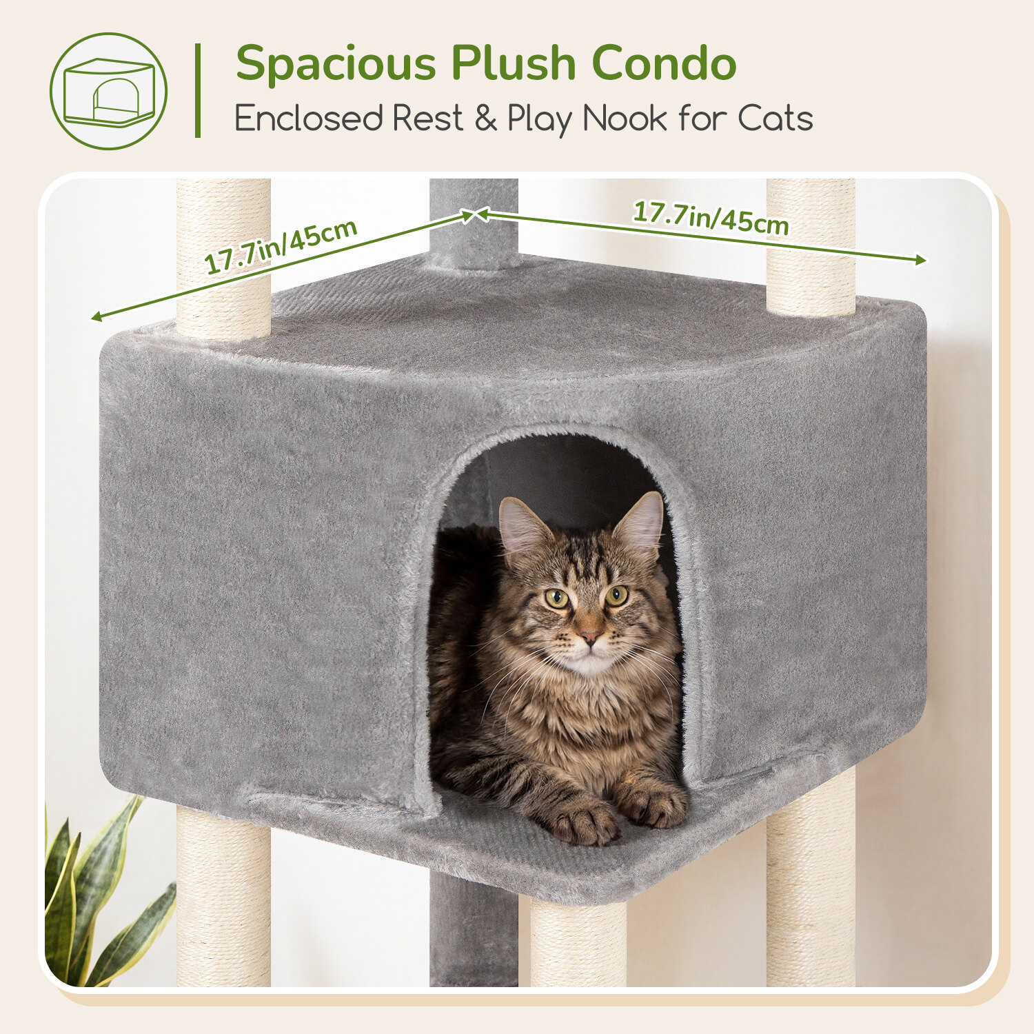 globlazer-f65d-arbre-chat-gris-clair-165-cm-haut image 3