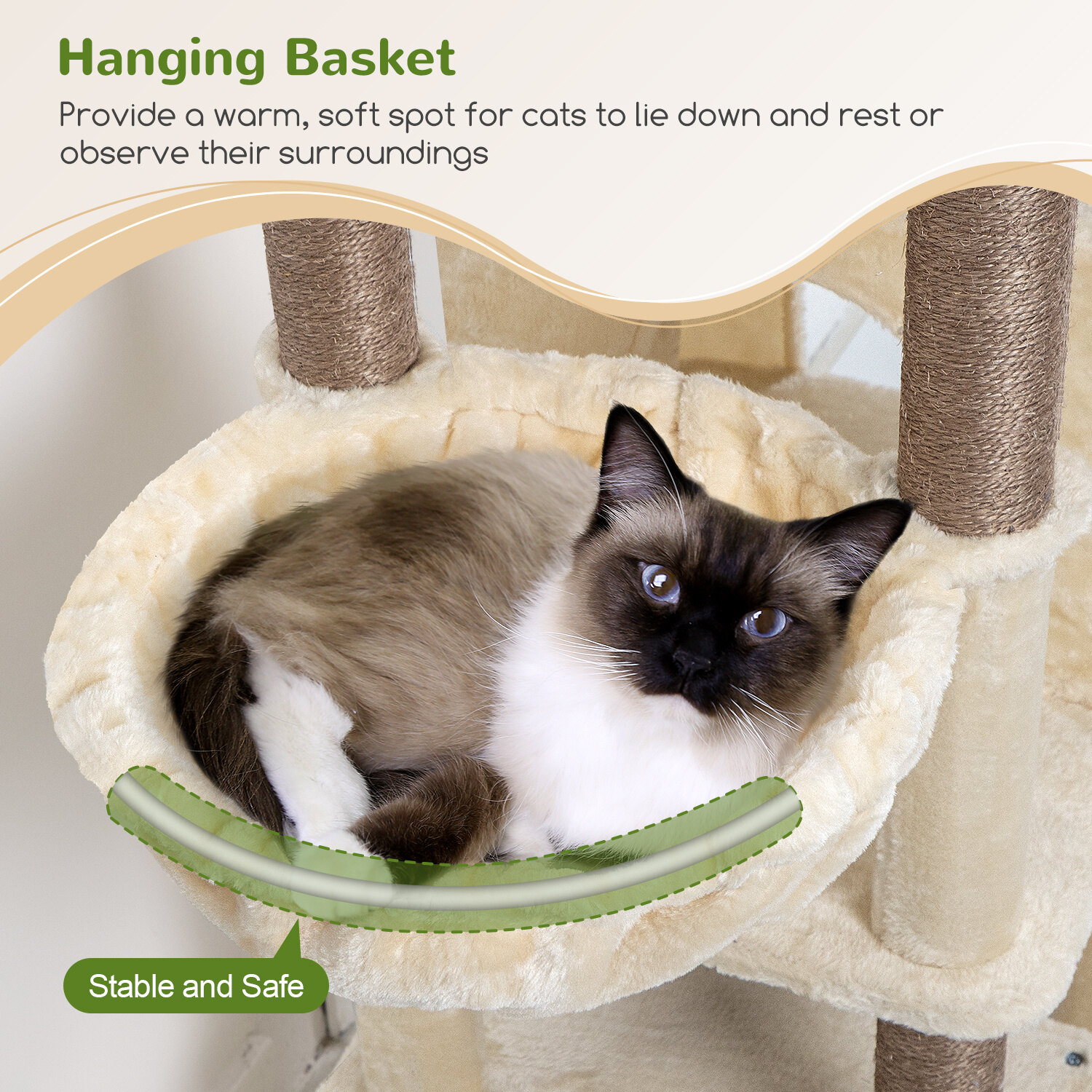 globlazer-f71-arbre-chat-beige-180-cm-griffoir image 6
