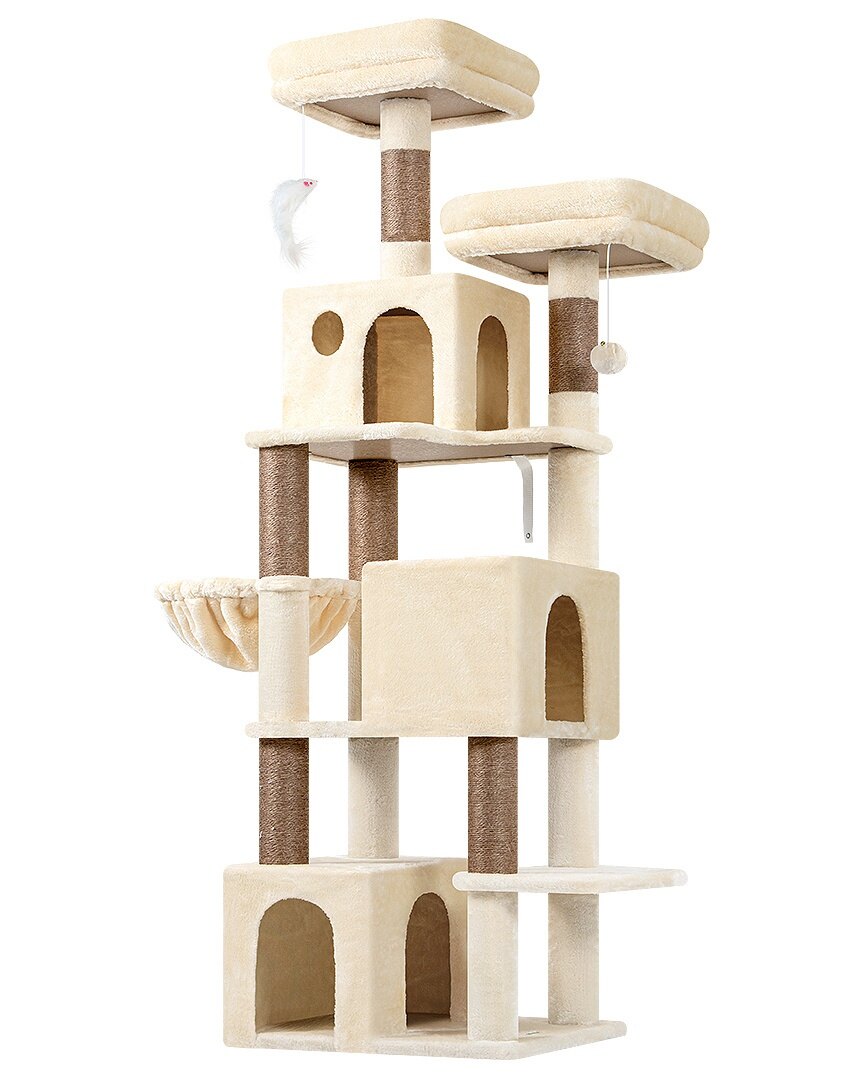 globlazer-f71-arbre-chat-beige-180-cm-griffoir image 2