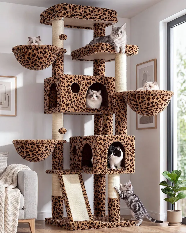 globlazer-f72g-arbre-chat-l-opard-183-cm image 1
