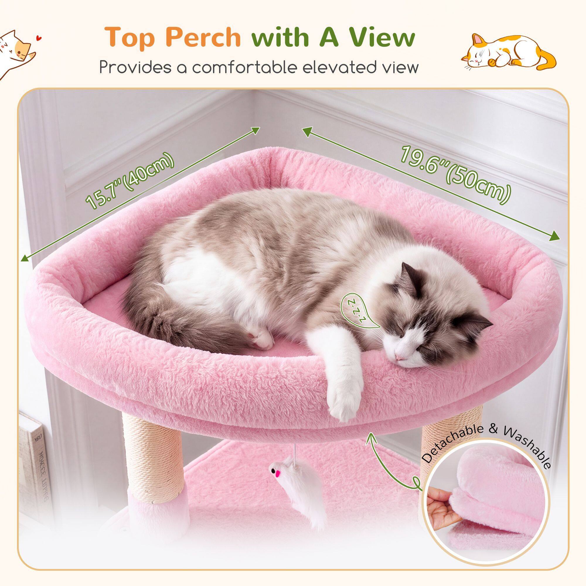 globlazer-c-series-c68-arbre-chat-rose-173-cm image 4