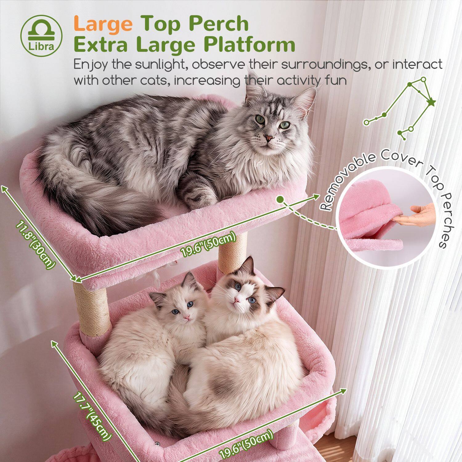 globlazer-z-series-z78-arbre-chat-rose-198-cm image 4