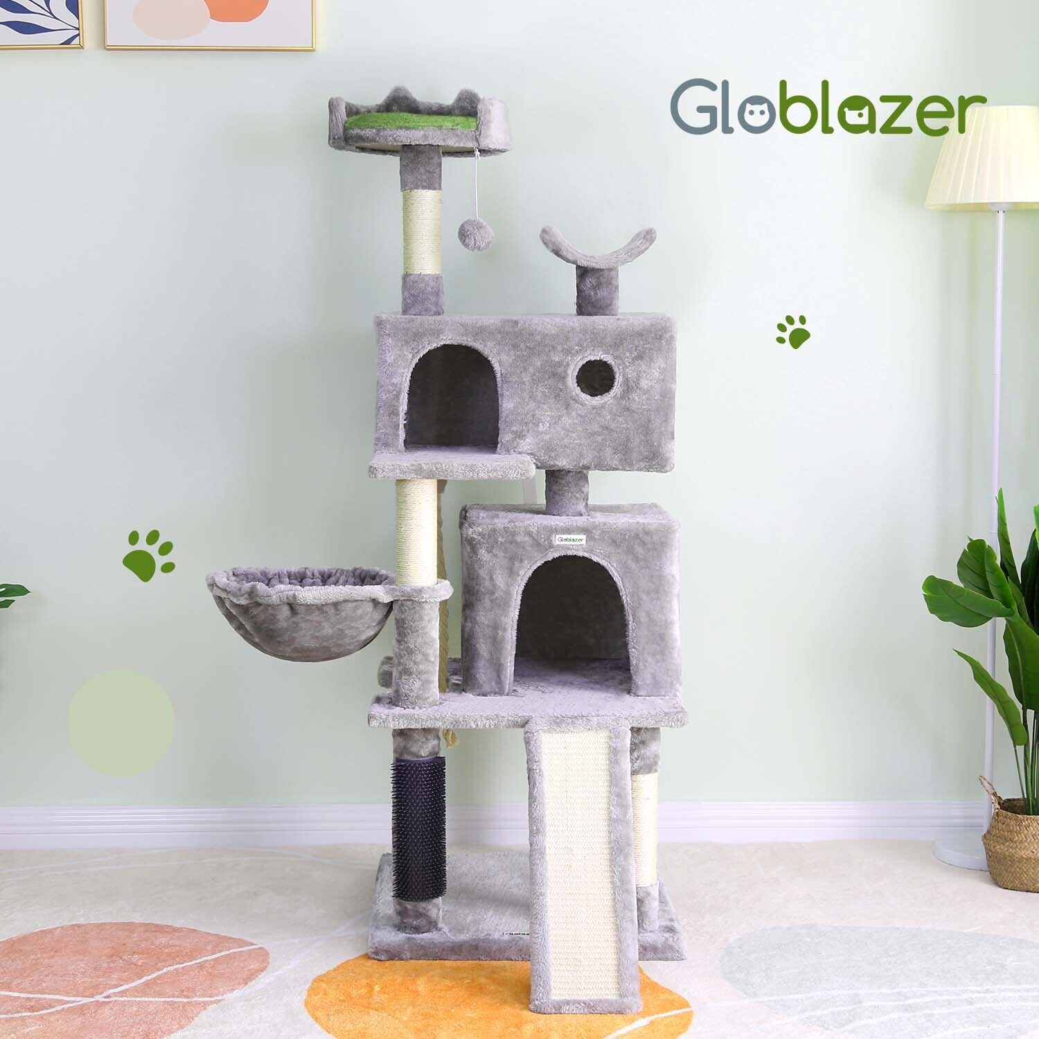 globlazer-s57-arbre-chat-gris-clair-145-cm-adulte image 2