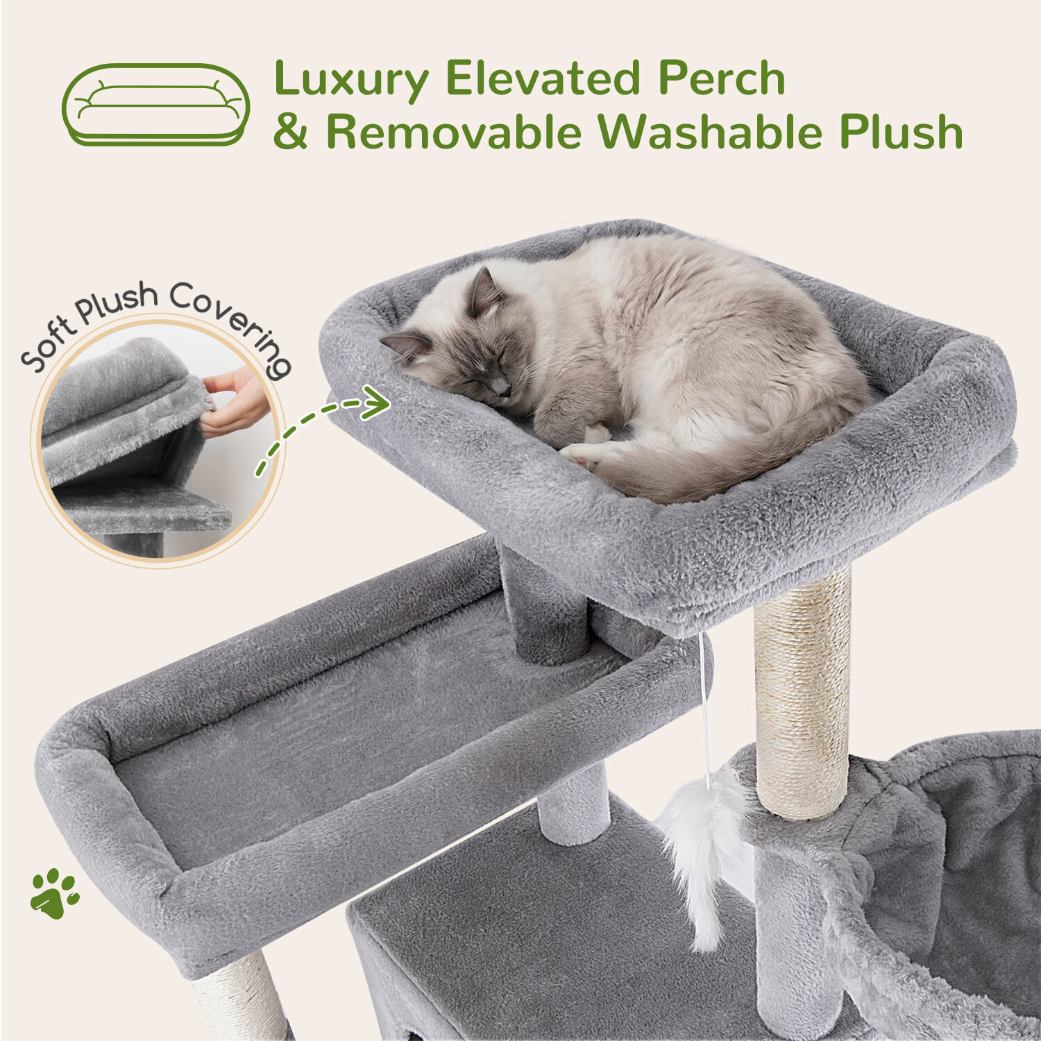 globlazer-s83f-arbre-chat-gris-clair-211-cm-grand-chat image 5