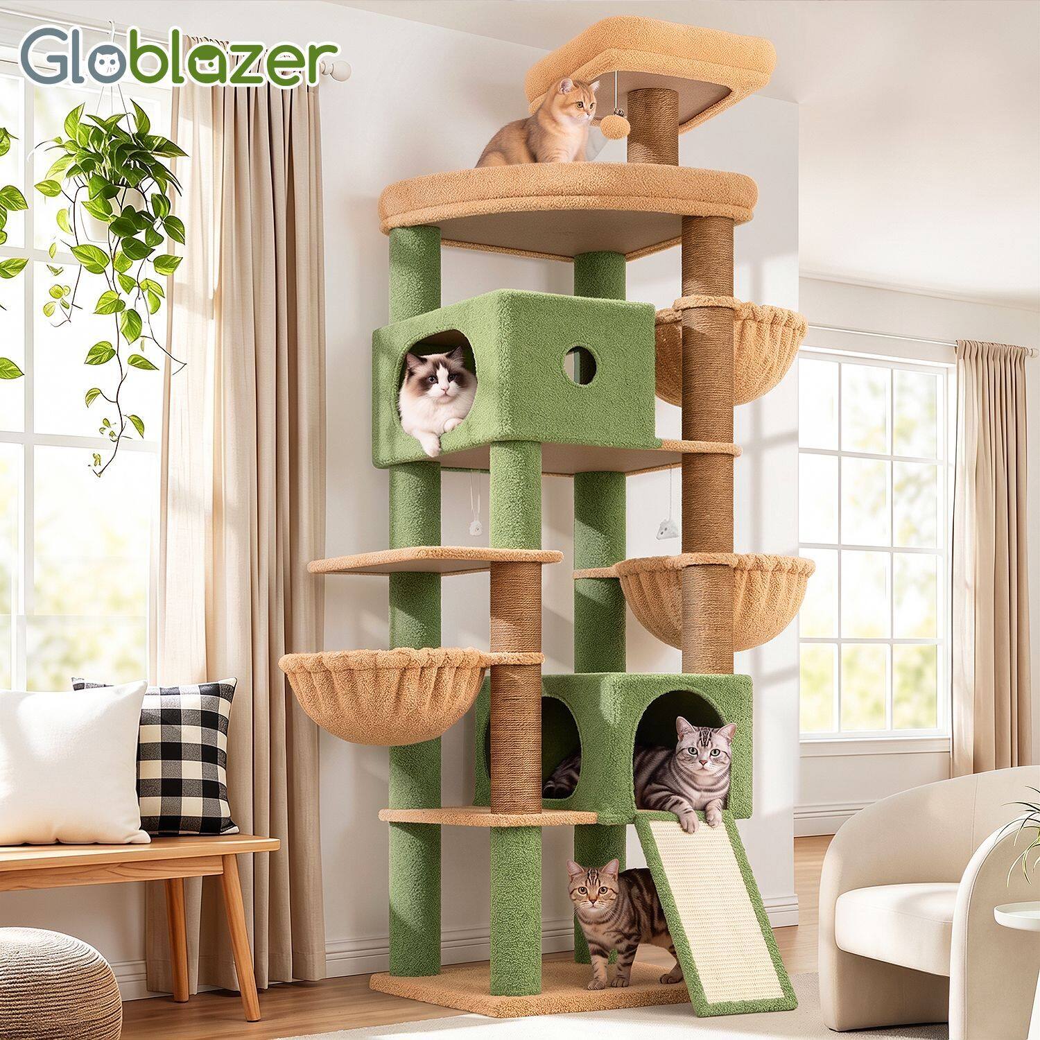 globlazer-f83c-arbre-chat-cactus-extra-grand-pour-grand-chat image 8