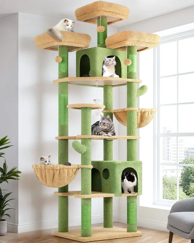globlazer-f82-arbre-chat-cactus-vert-82-pouces-haut image 1
