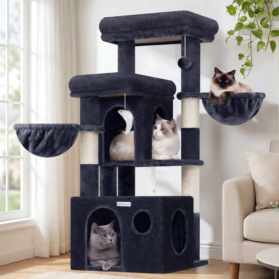 globlazer-s48-arbre-chat-gris-fonc-48-pouces-robuste image 1