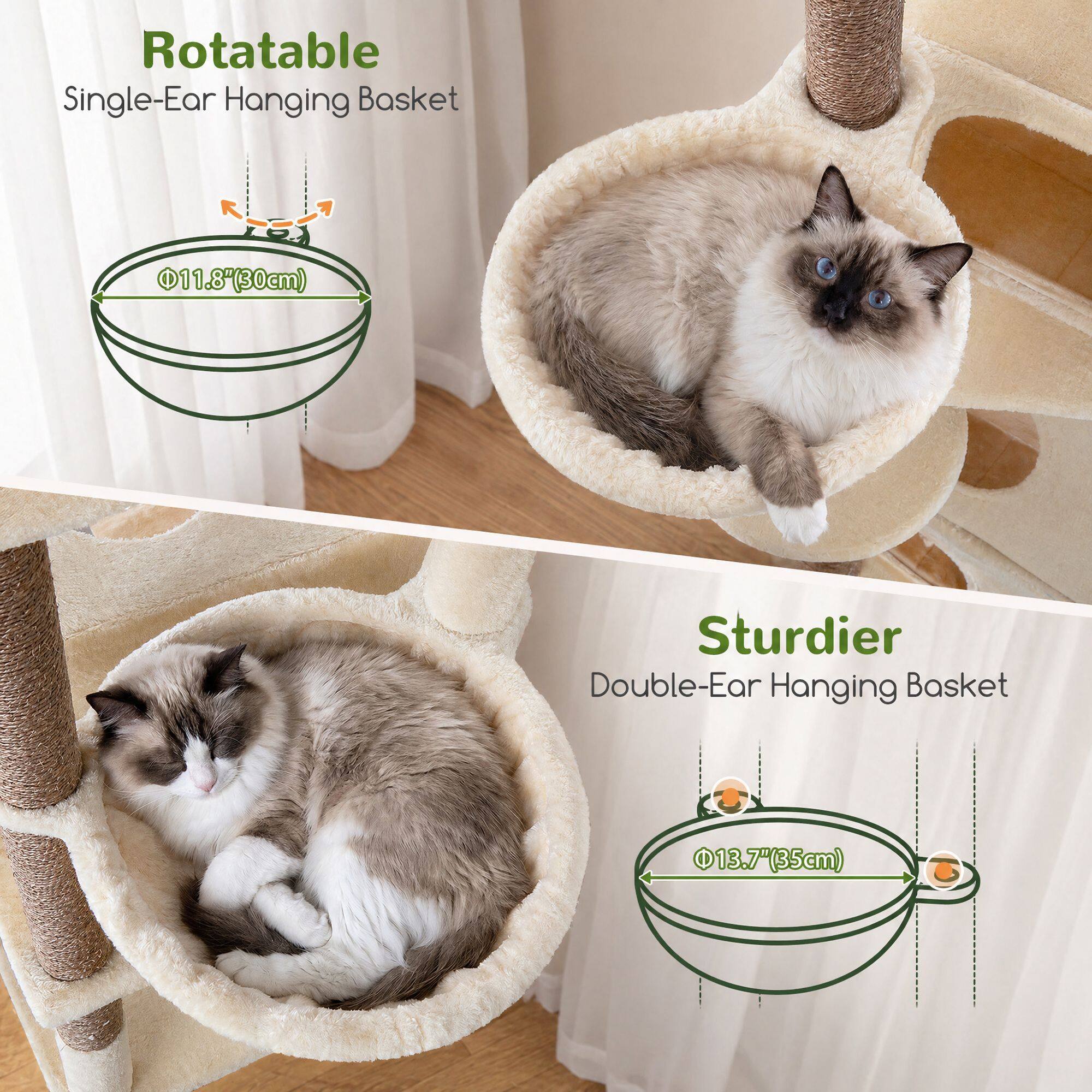globlazer-s74g-arbre-chat-beige-188-cm-grand image 4